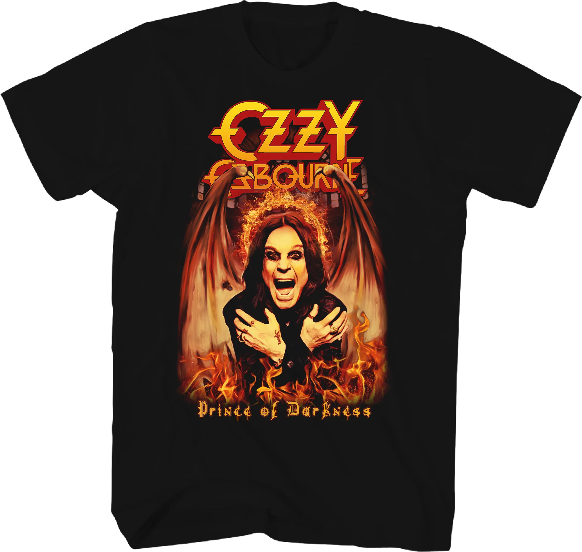 Demon Wings Prince of Darkness Ozzy Osbourne T-Shirt