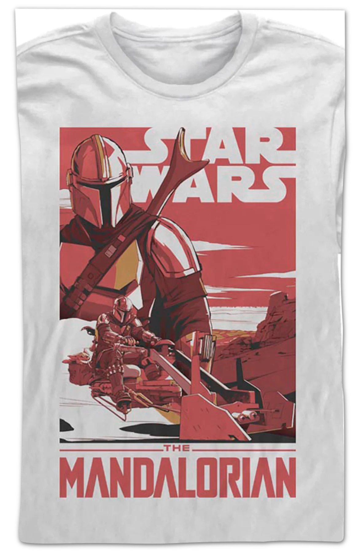 Din Djarin Poster The Mandalorian Star Wars Long Sleeve Shirt - Image 2
