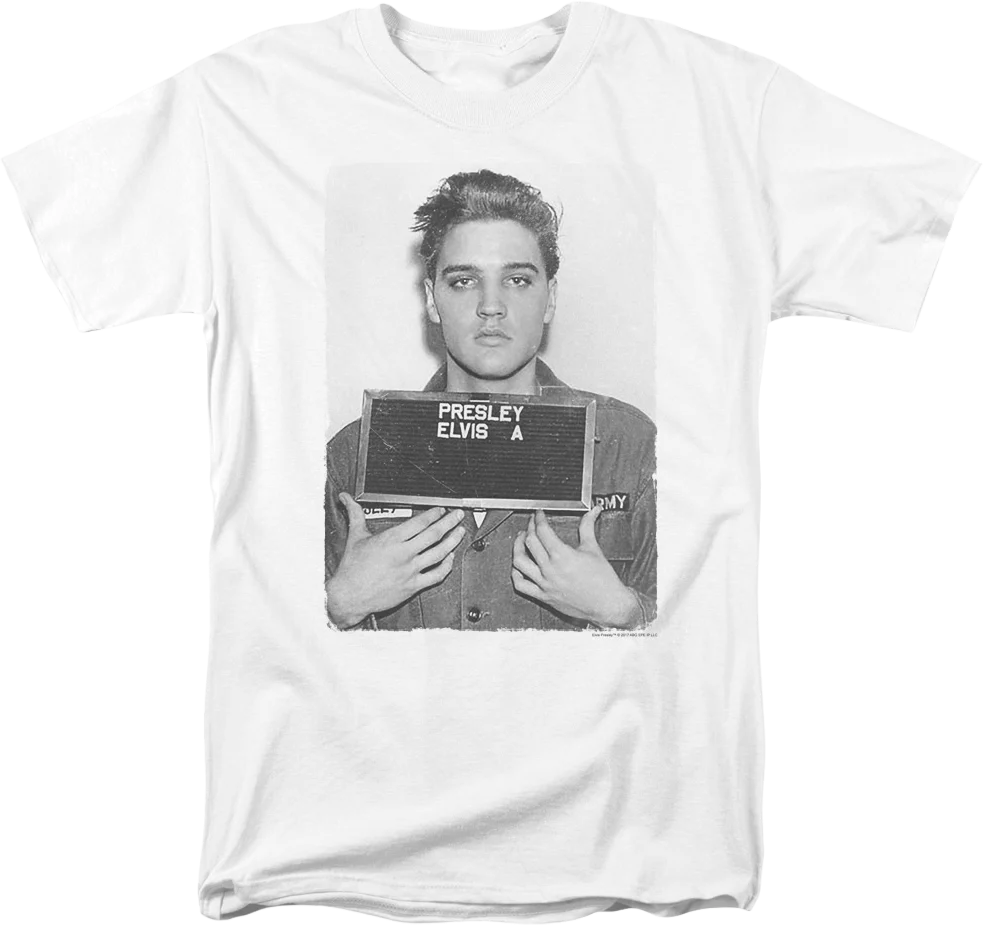 Discharge Photo Elvis Presley T-Shirt