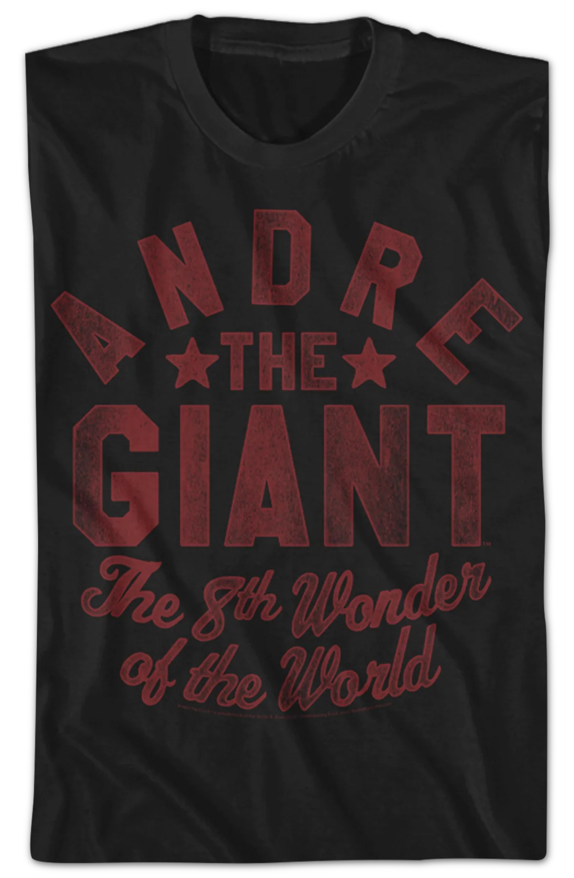 Distressed 8th Wonder Andre The Giant T-Shirt - Image 2