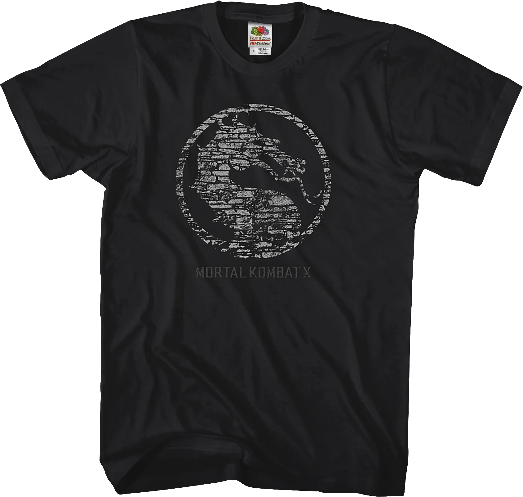 Distressed Logo Mortal Kombat X T-Shirt