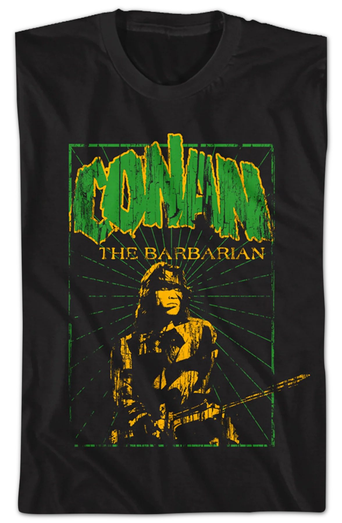 Distressed Poster Conan The Barbarian T-Shirt - Image 2