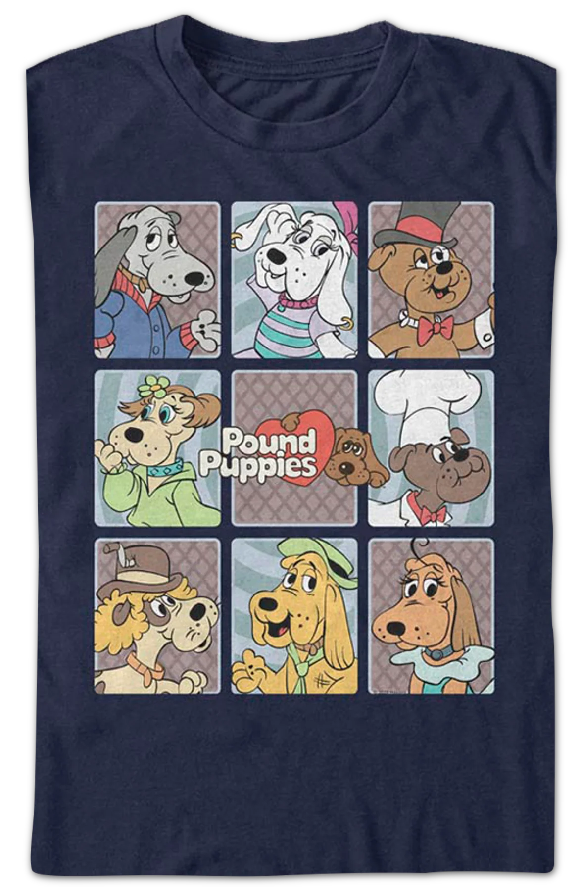 Dog Collage Pound Puppies T-Shirt - Image 2