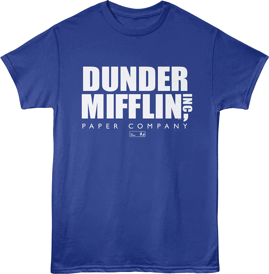 Dunder Mifflin Logo The Office T-Shirt