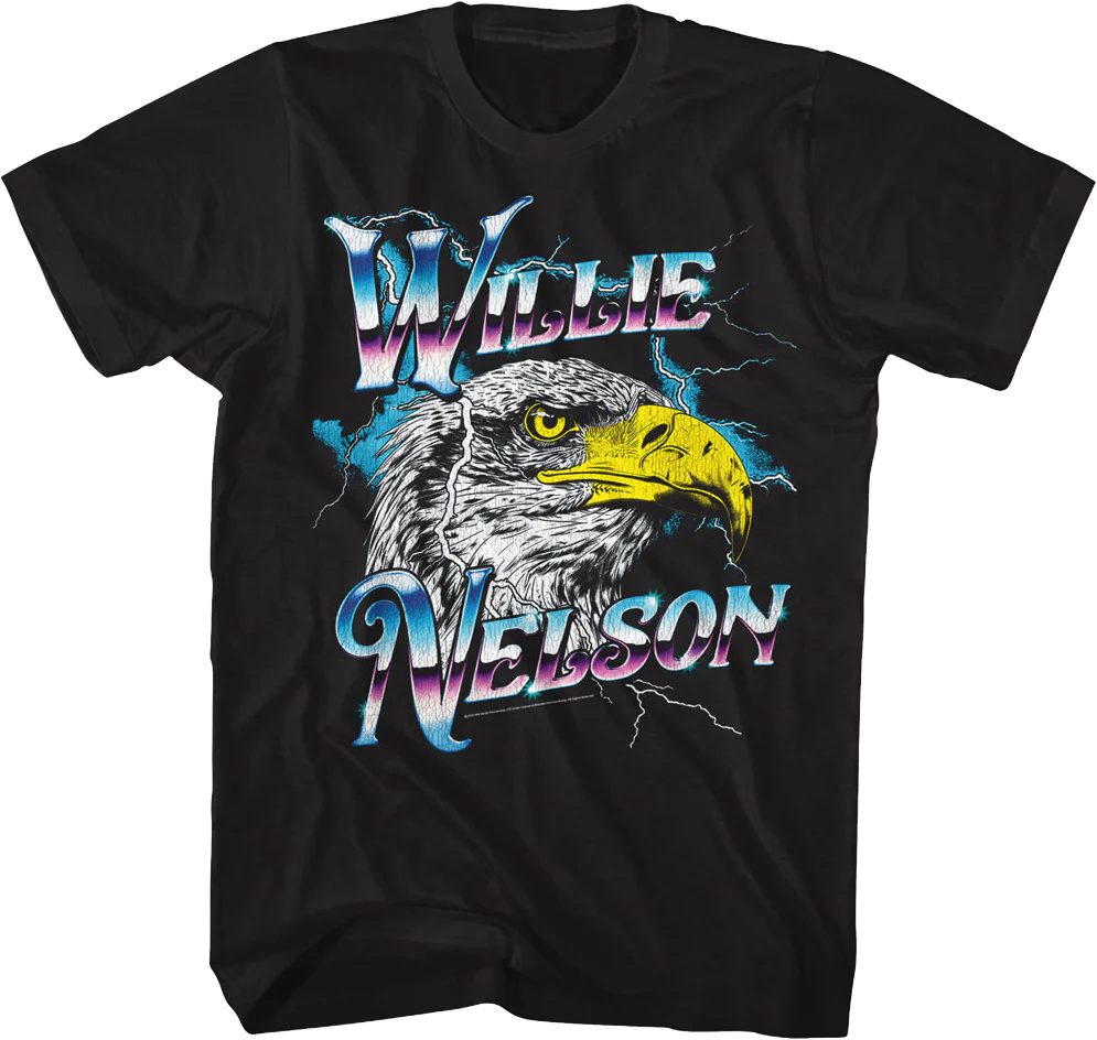 Eagle Lightning Willie Nelson T-Shirt