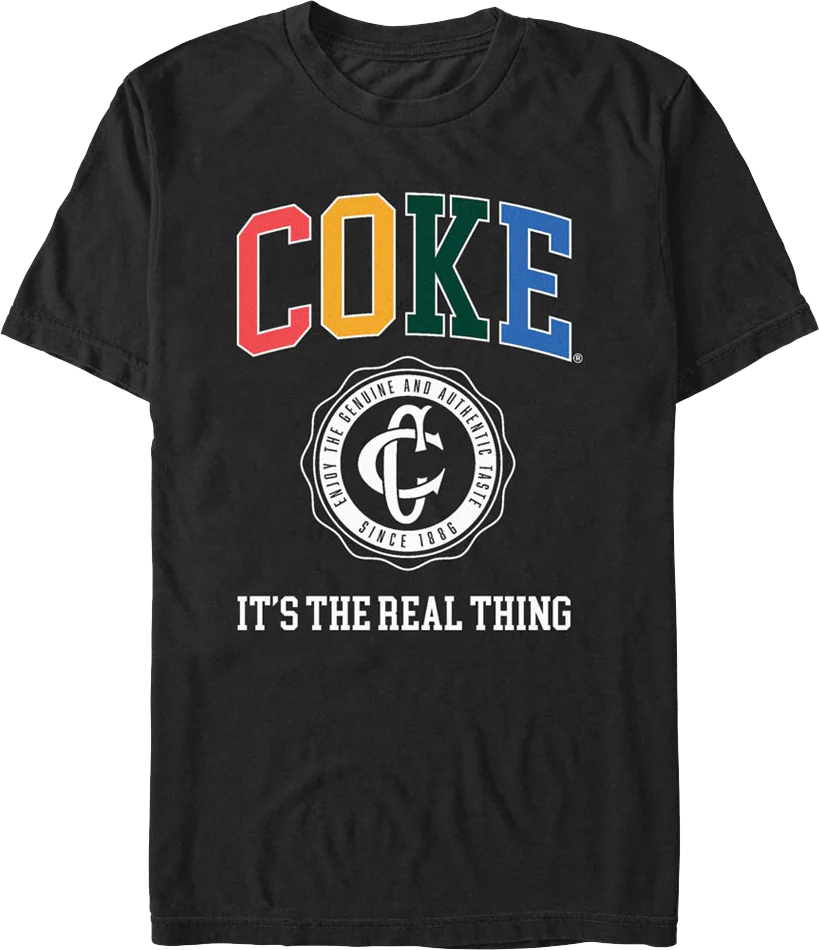 Enjoy The Genuine And Authentic Taste Coca-Cola T-Shirt