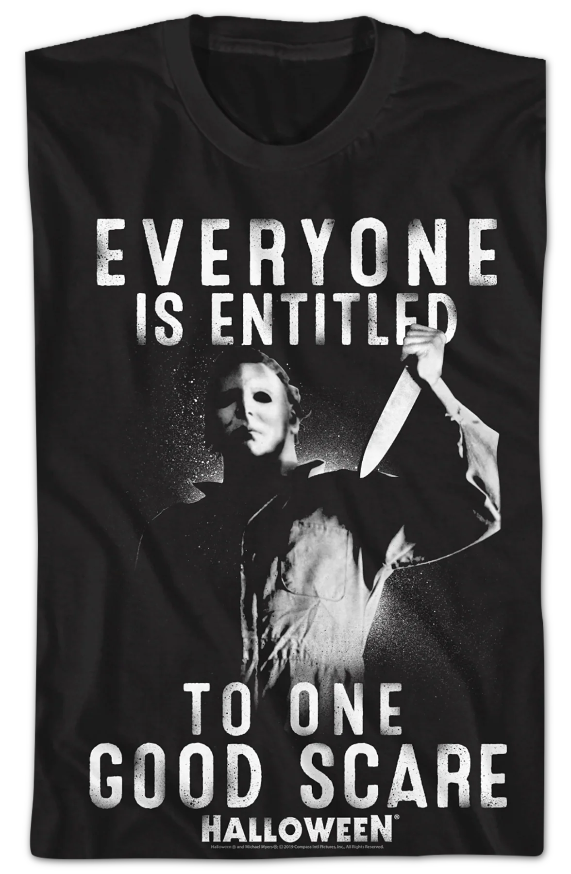Everyone Is Entitled To One Good Scare Halloween T-Shirt - Image 2