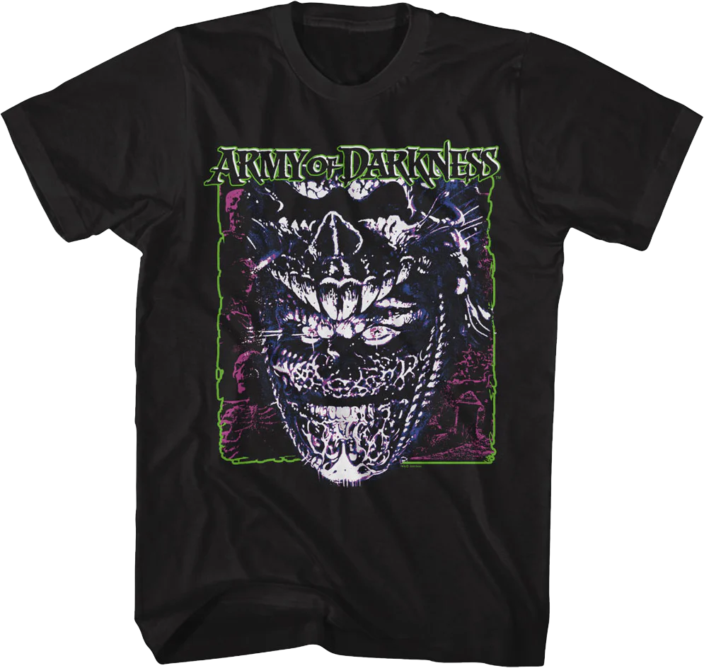 Evil Ash Close-Up Army Of Darkness T-Shirt