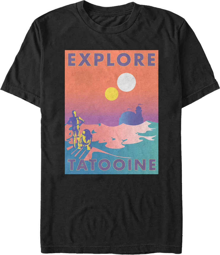 Explore Tatooine Star Wars T-Shirt