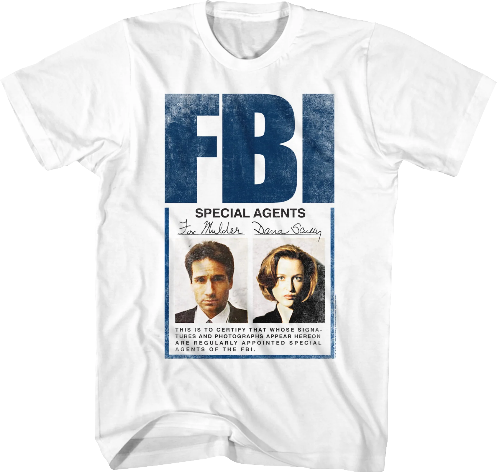 FBI Badge X-Files T-Shirt
