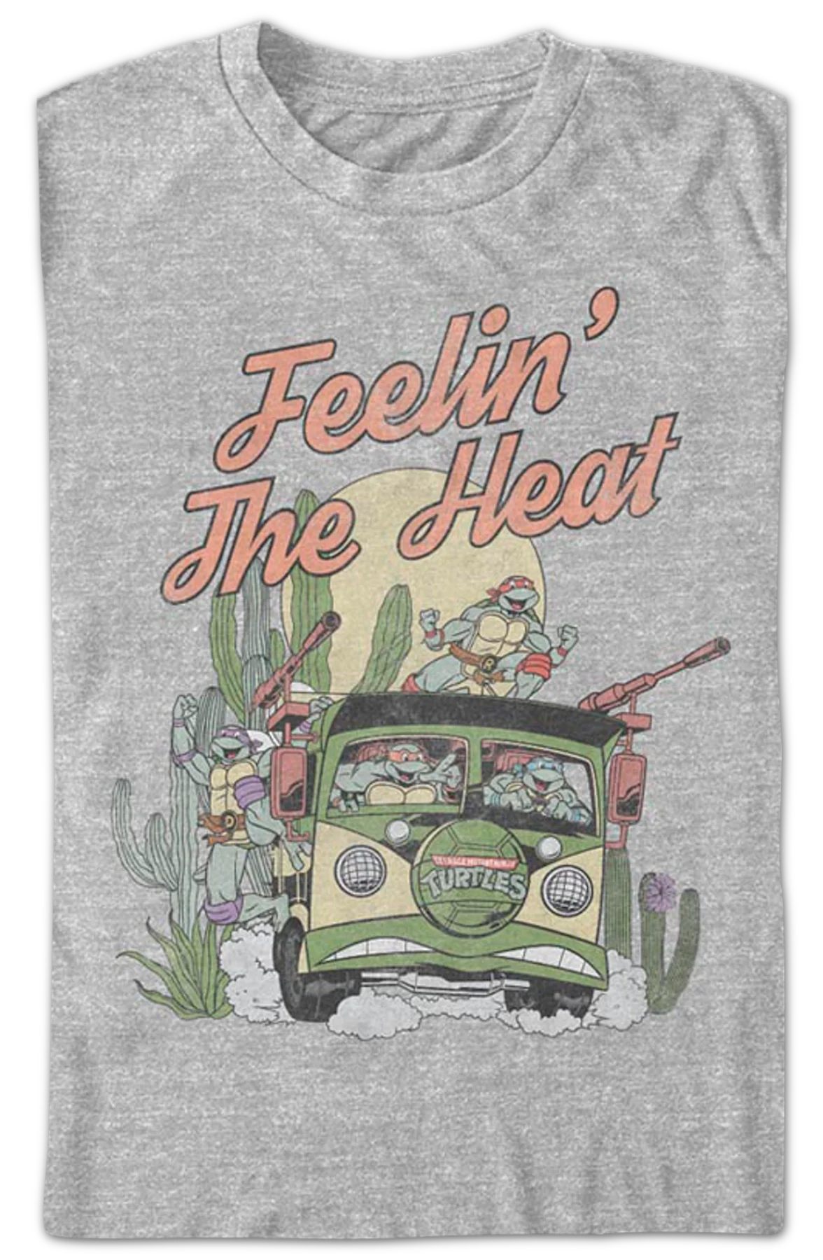 Feelin' The Heat Teenage Mutant Ninja Turtles T-Shirt - Image 2