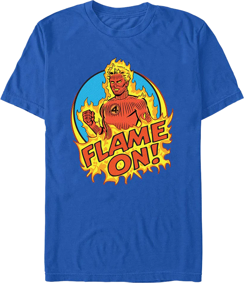 Flame On Fantastic Four T-Shirt