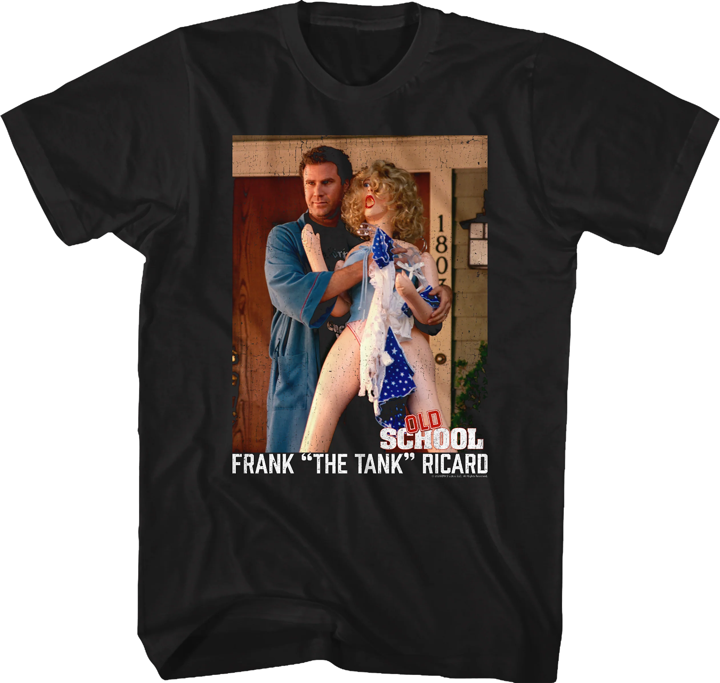 Frank "The Tank" Ricard And Inflatable Doll Old School T-Shirt