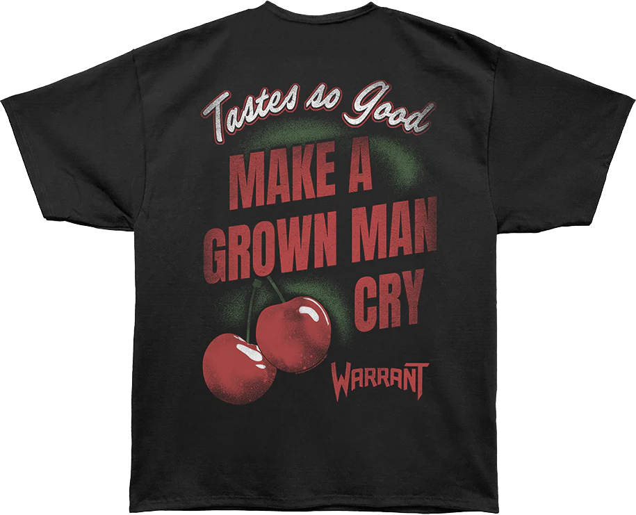 Front & Back Cherry Pie Warrant Oversized T-Shirt - Image 3