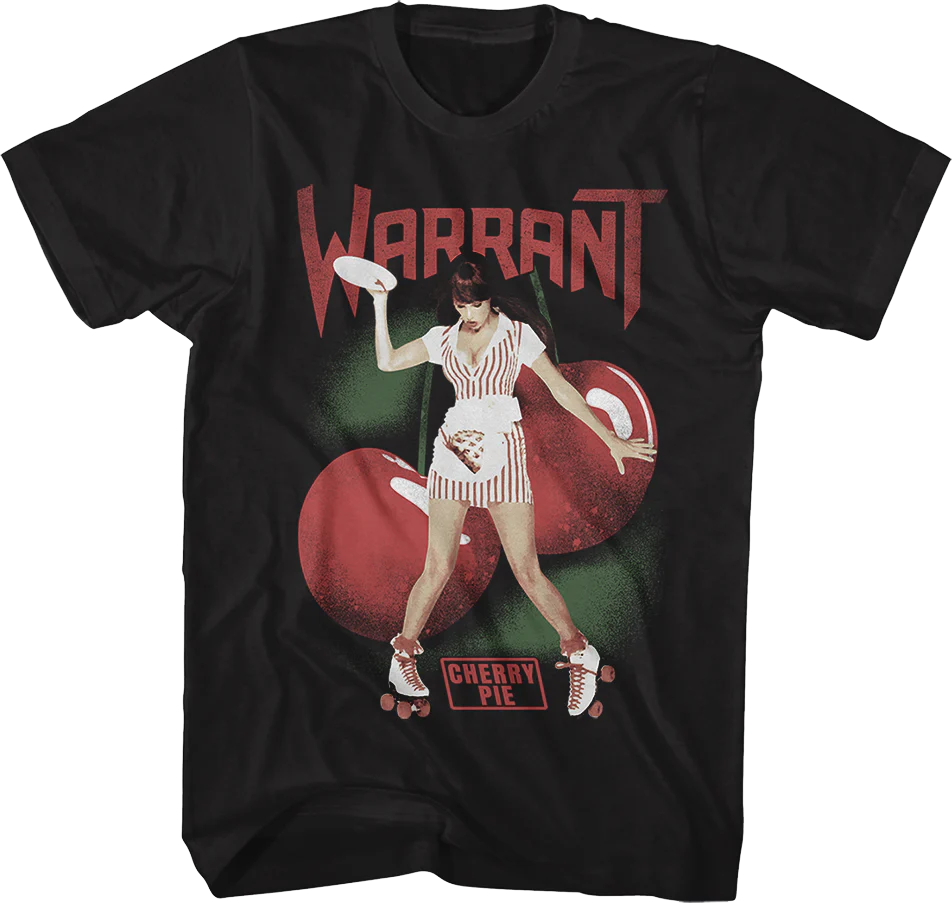 Front & Back Cherry Pie Warrant T-Shirt