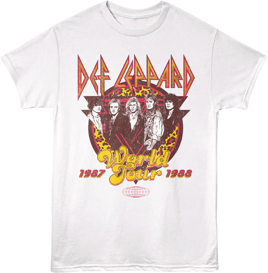 Front & Back World Tour 1987-1988 Def Leppard T-Shirt