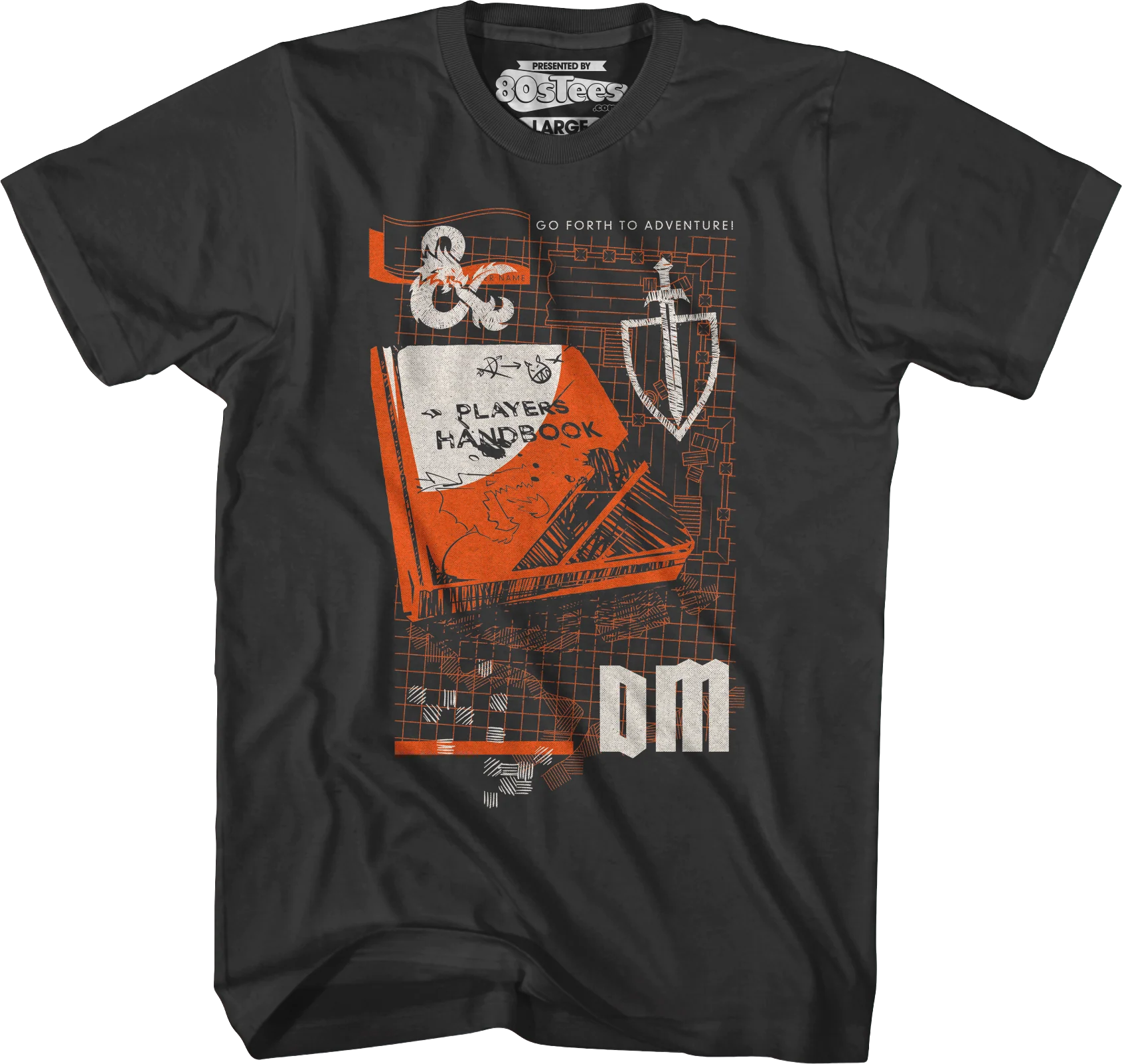 Go Forth To Adventure Dungeons & Dragons T-Shirt