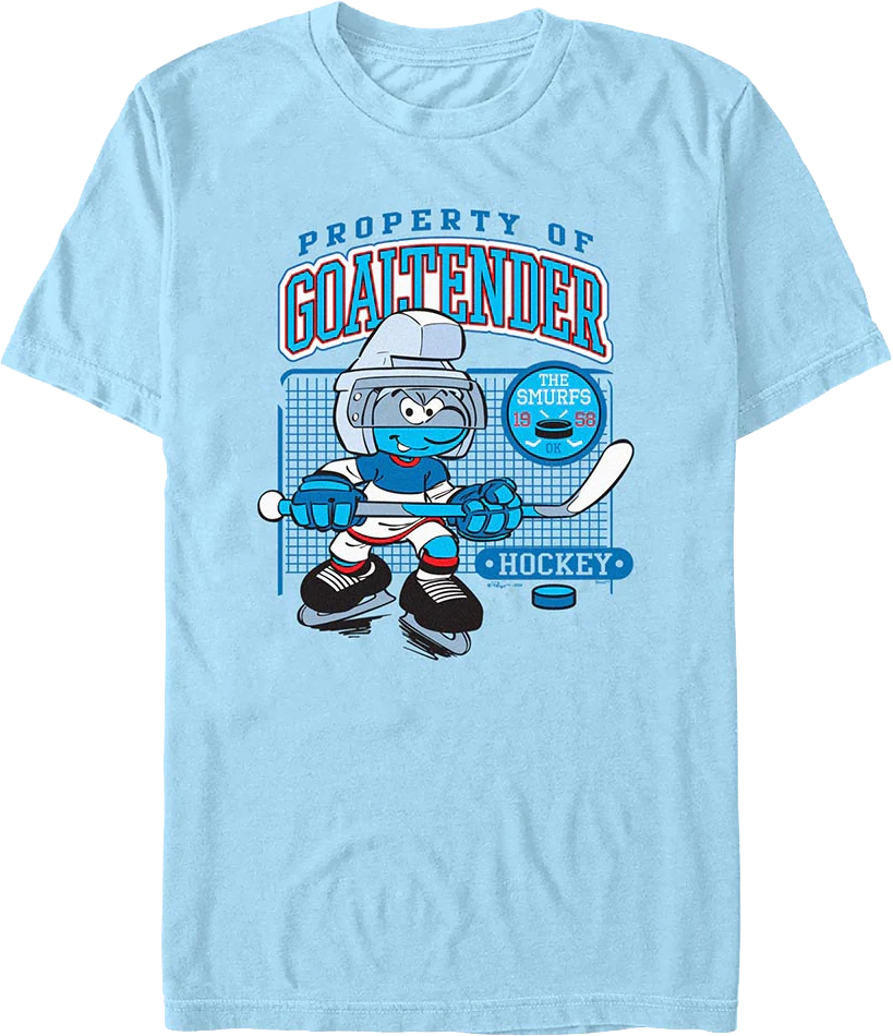 Goaltender Smurfs T-Shirt