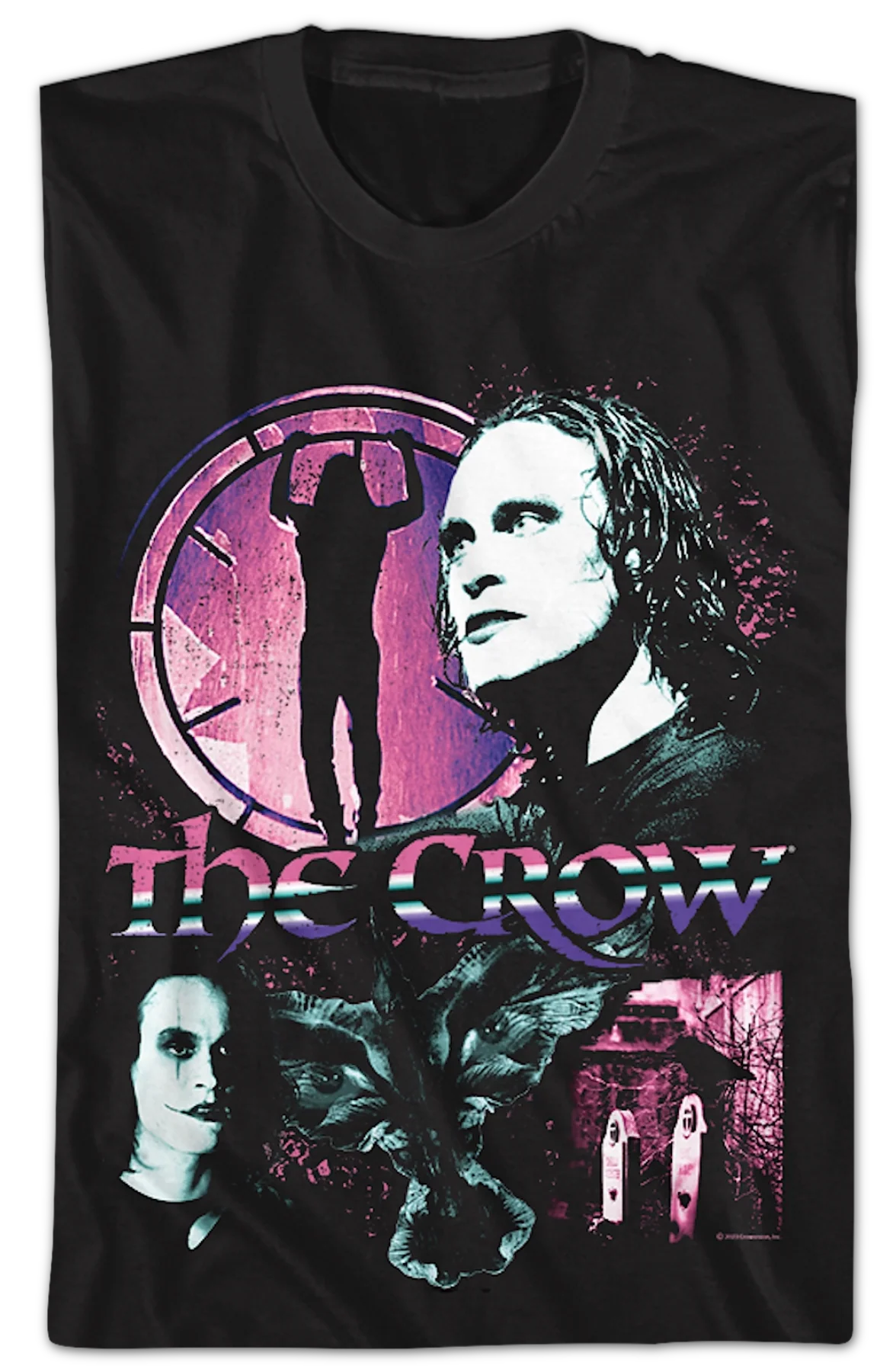 Gradient Collage The Crow T-Shirt - Image 2