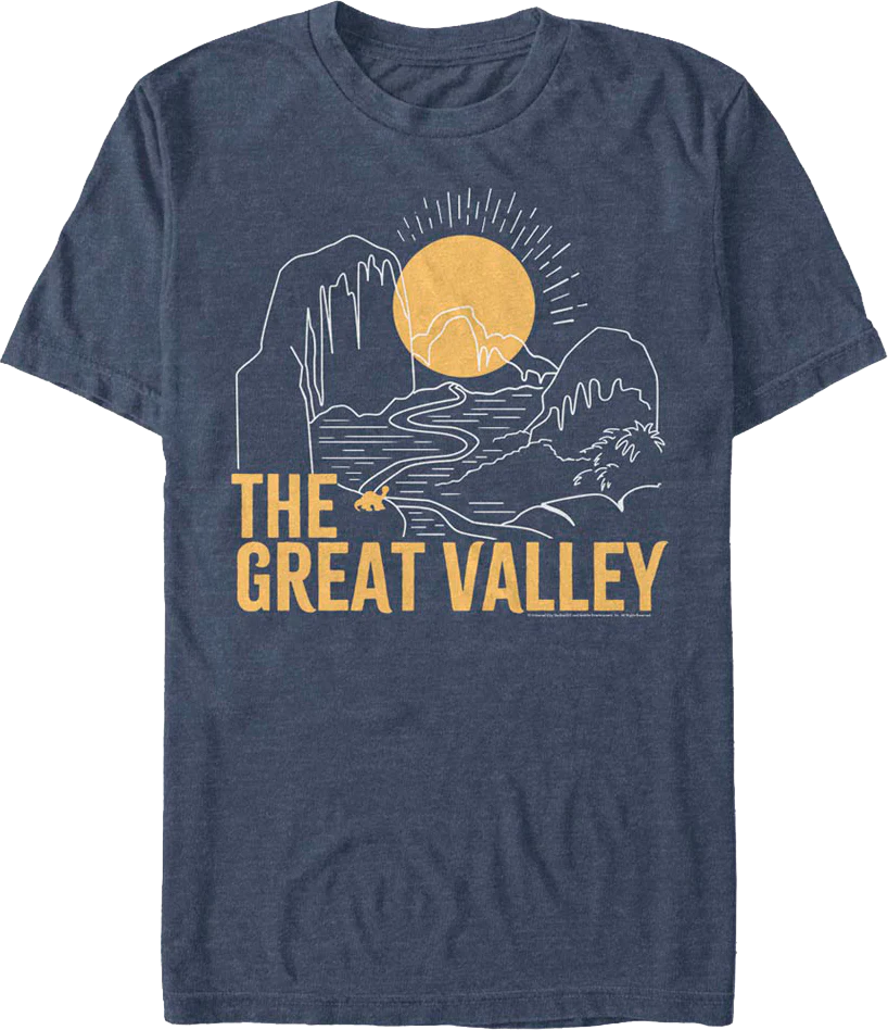 Great Valley Sketch Land Before Time T-Shirt