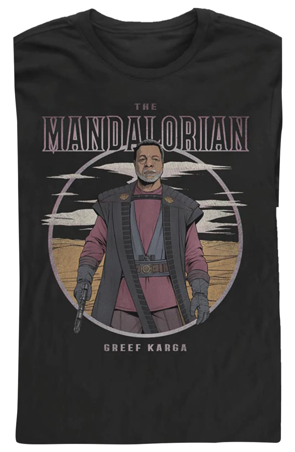 Greef Karga Illustration The Mandalorian Star Wars Long Sleeve Shirt - Image 2