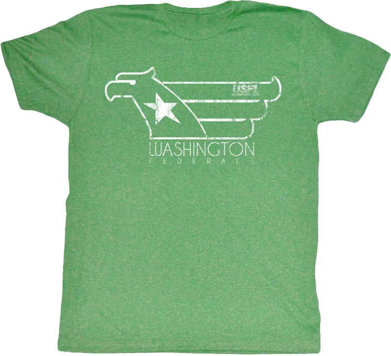 Green Washington Federals USFL T-Shirt