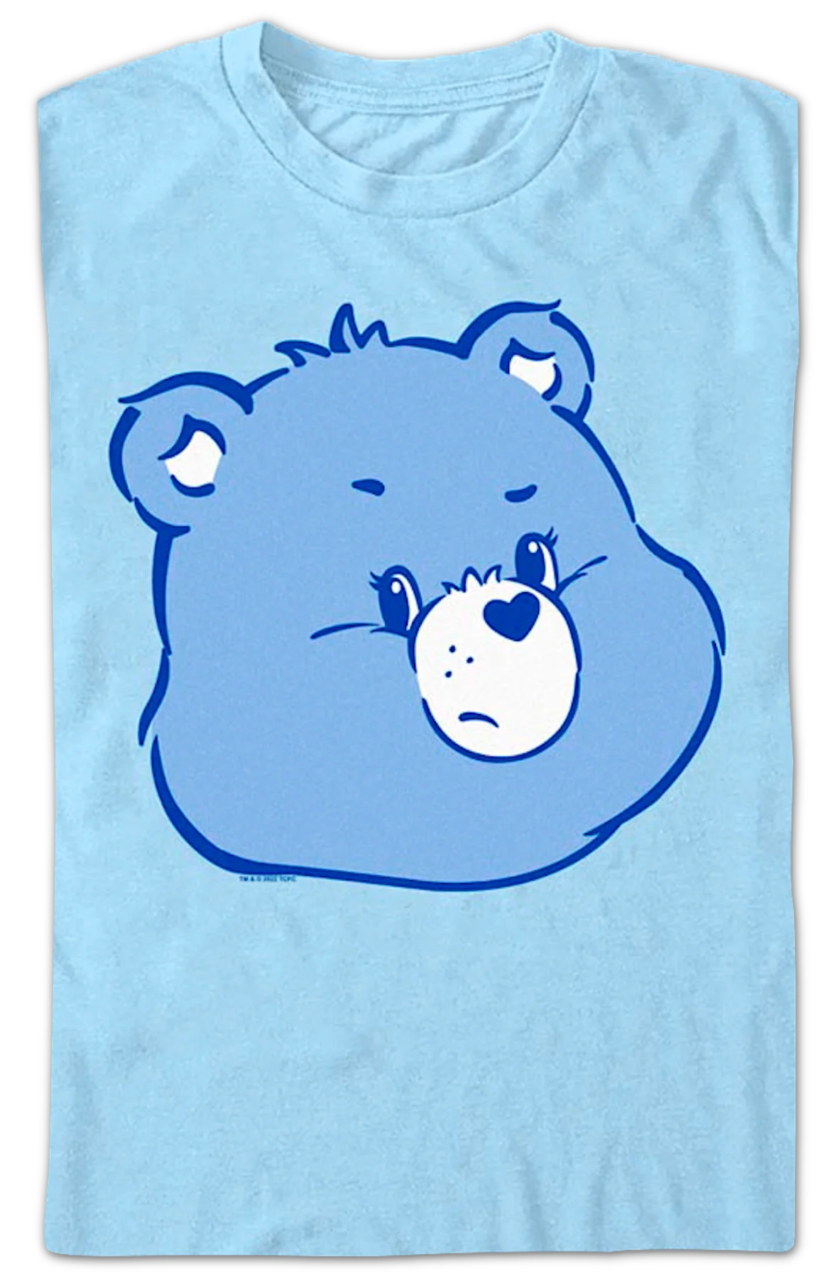 Grumpy Bear's Face Care Bears T-Shirt - Image 2