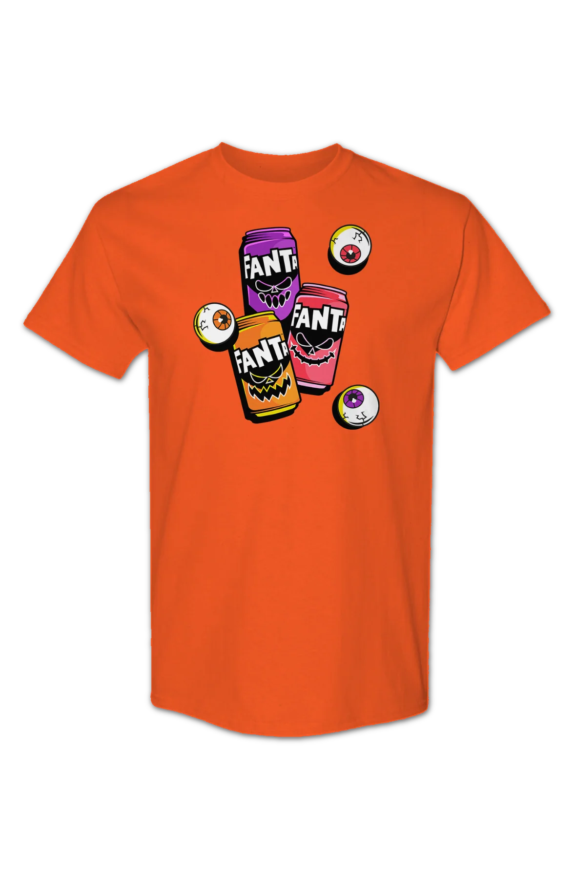 Halloween Eyeballs Fanta T-Shirt - Image 2