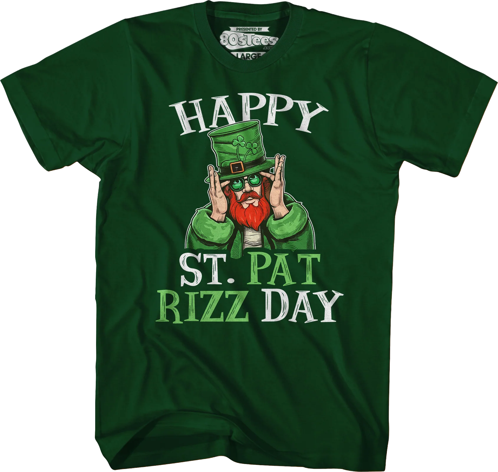 Happy St. Pat Rizz Day T-Shirt - Image 3