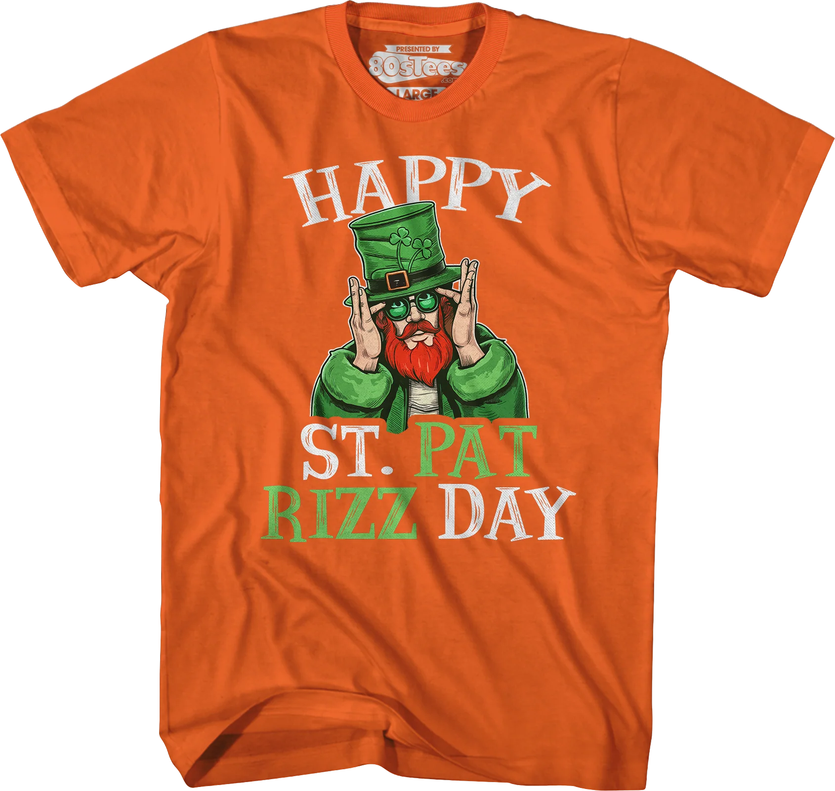 Happy St. Pat Rizz Day T-Shirt - Image 4