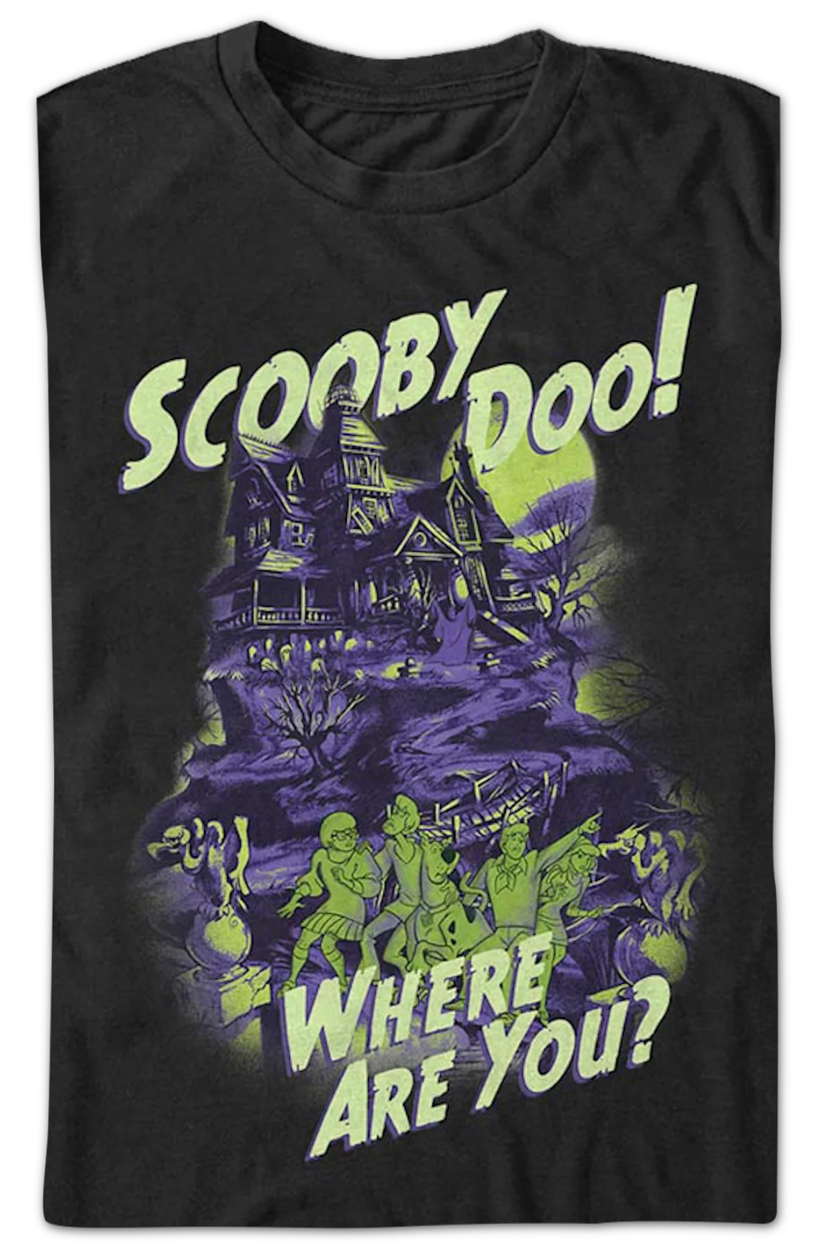 Haunted House Scooby-Doo Where Are You T-Shirt - Image 2