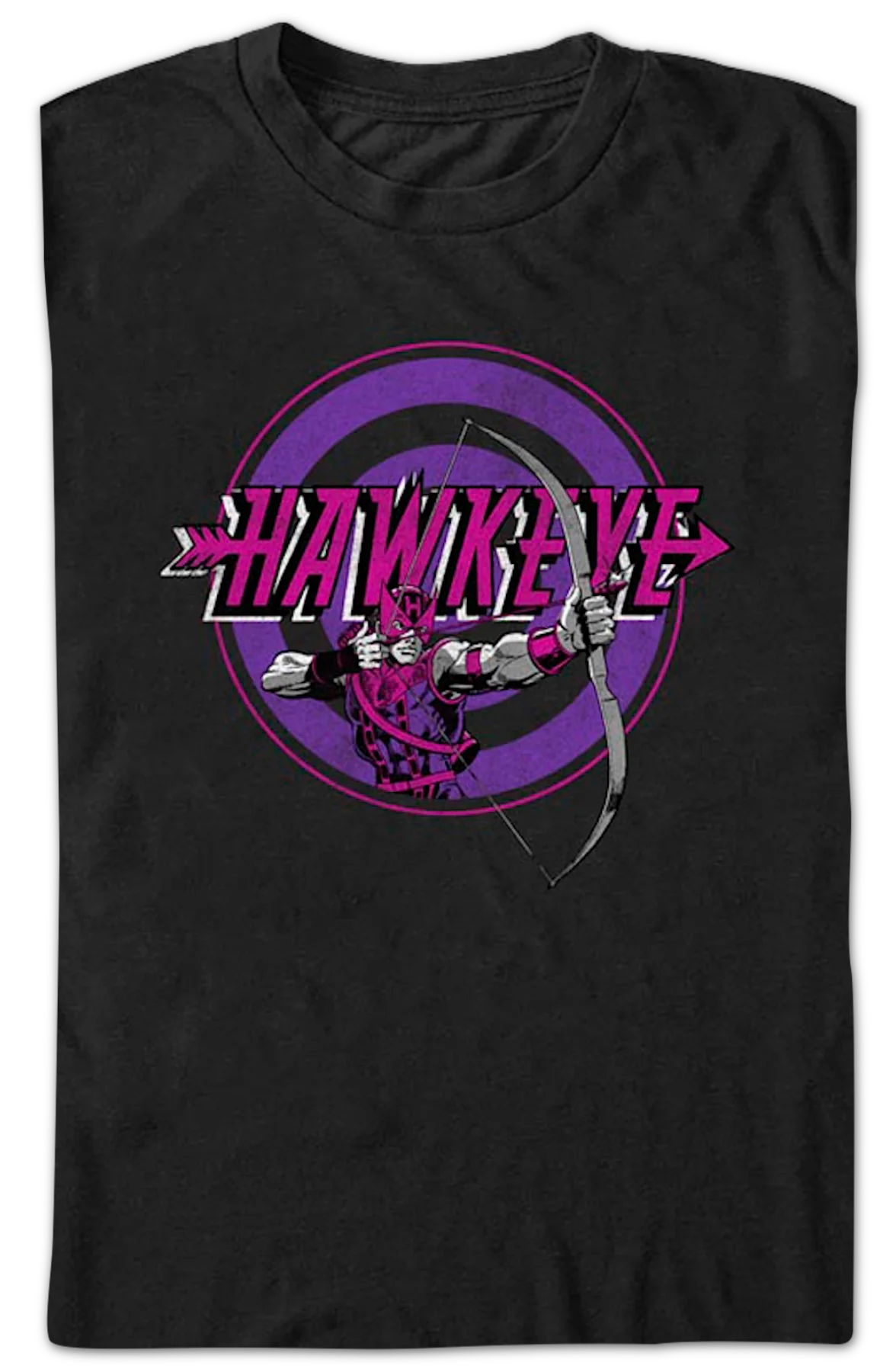 Hawkeye Target Marvel Comics T-Shirt - Image 2