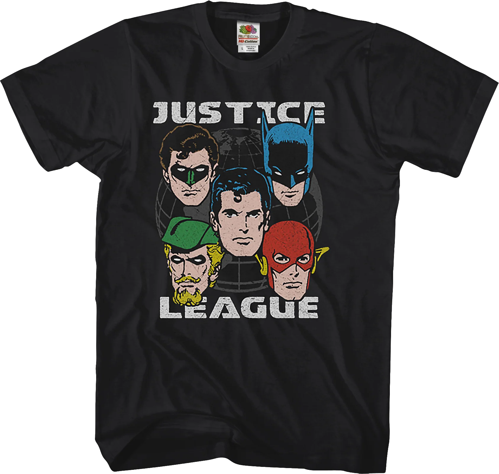 Heads of Justice League DC Comics T-Shirt