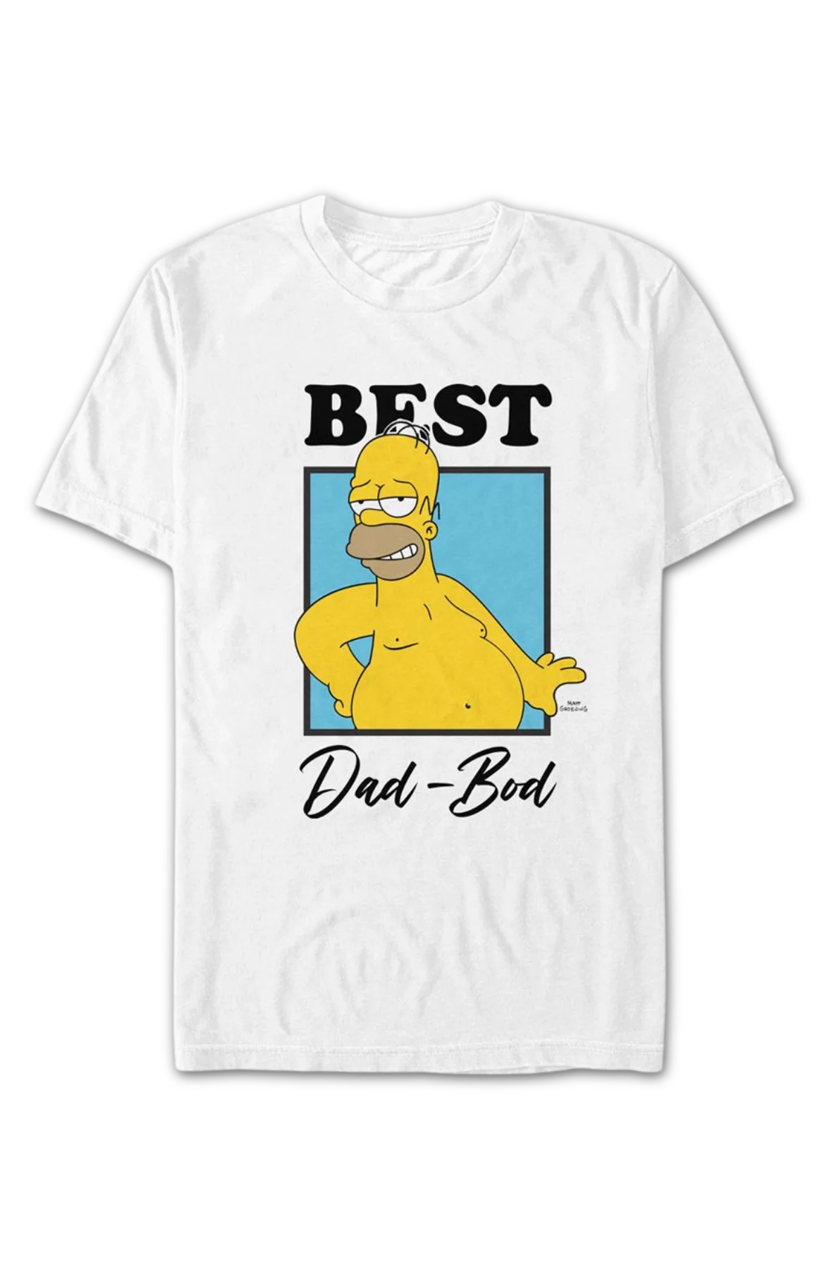 Homer Simpson Best Dad-Bod Simpsons T-Shirt - Image 2