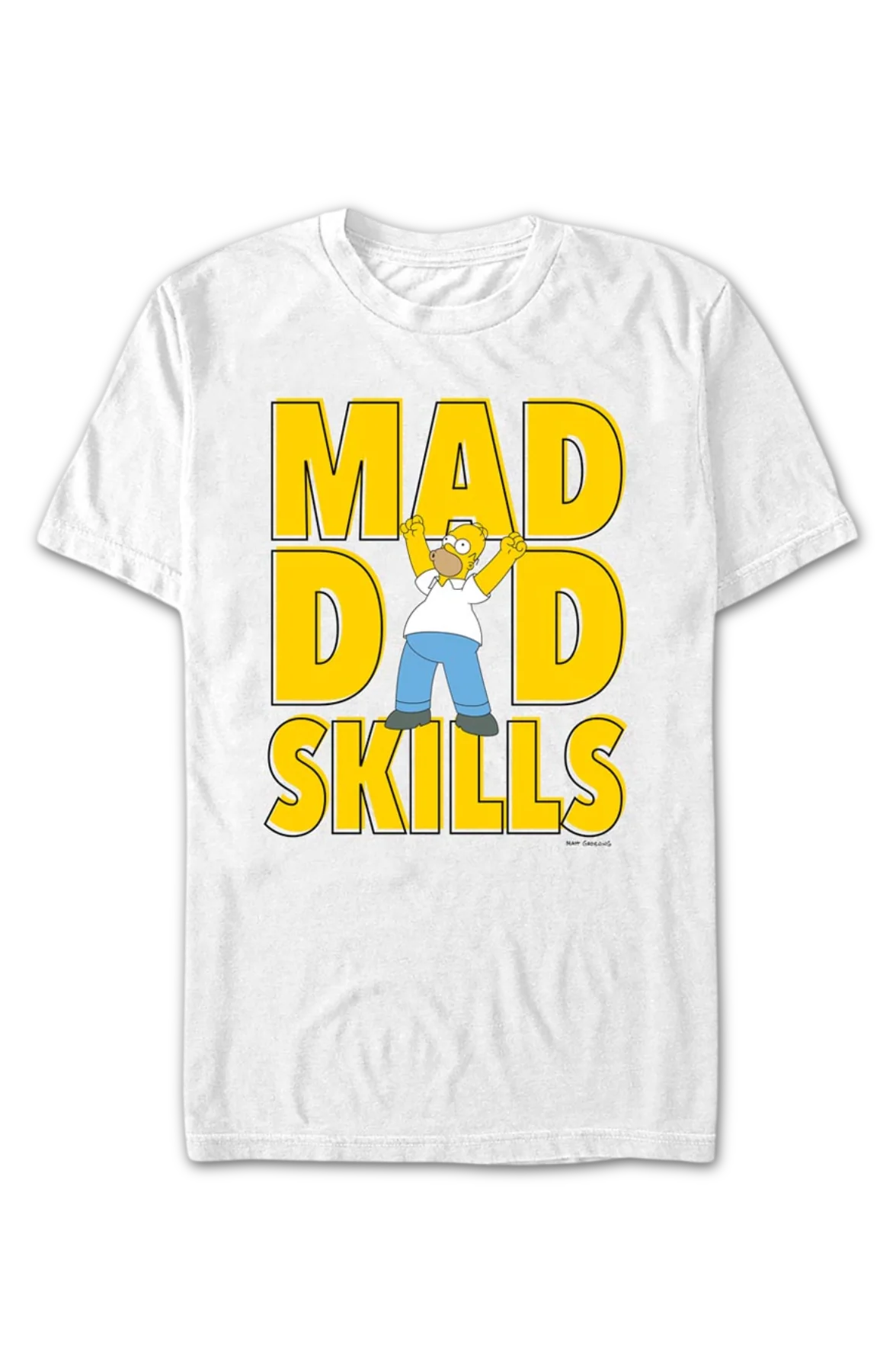 Homer Simpson Mad Dad Skills Simpsons T-Shirt - Image 2