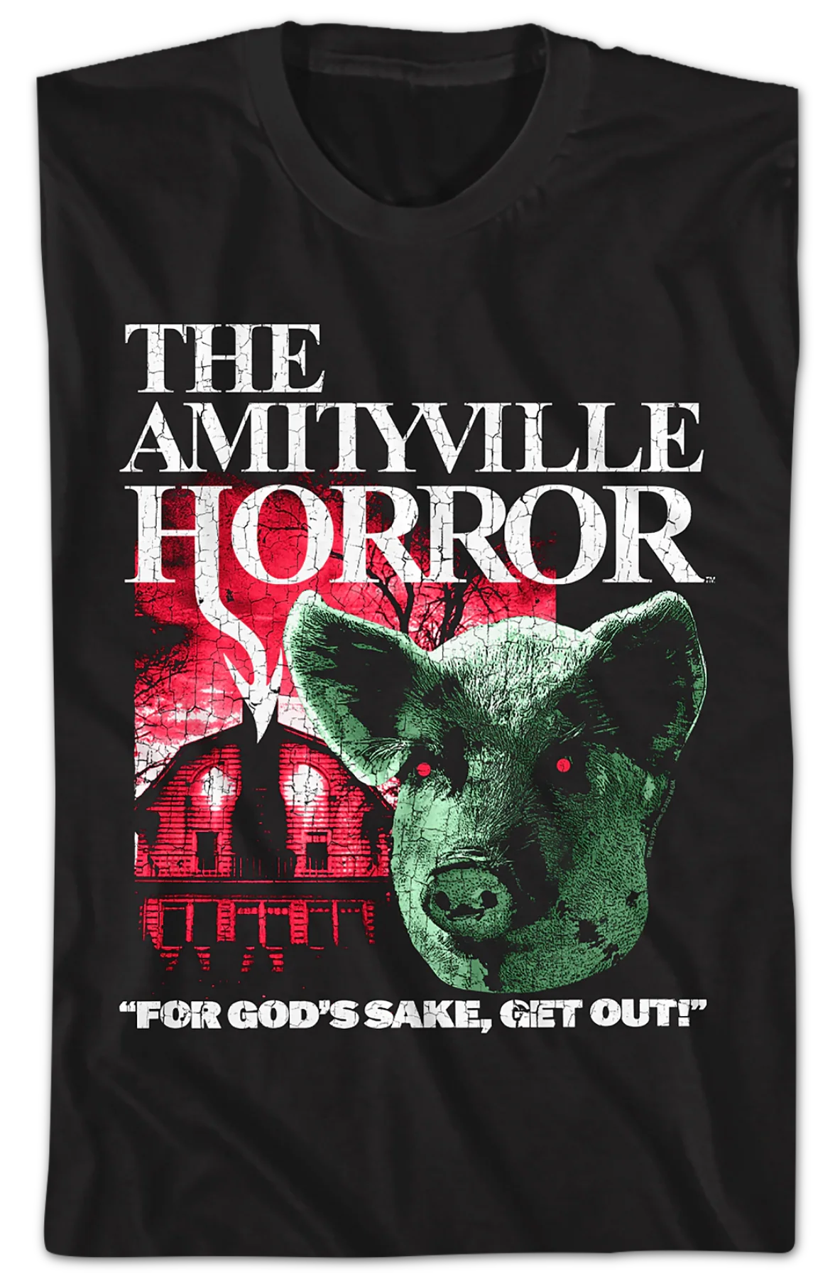 House and Jodie Amityville Horror T-Shirt - Image 2