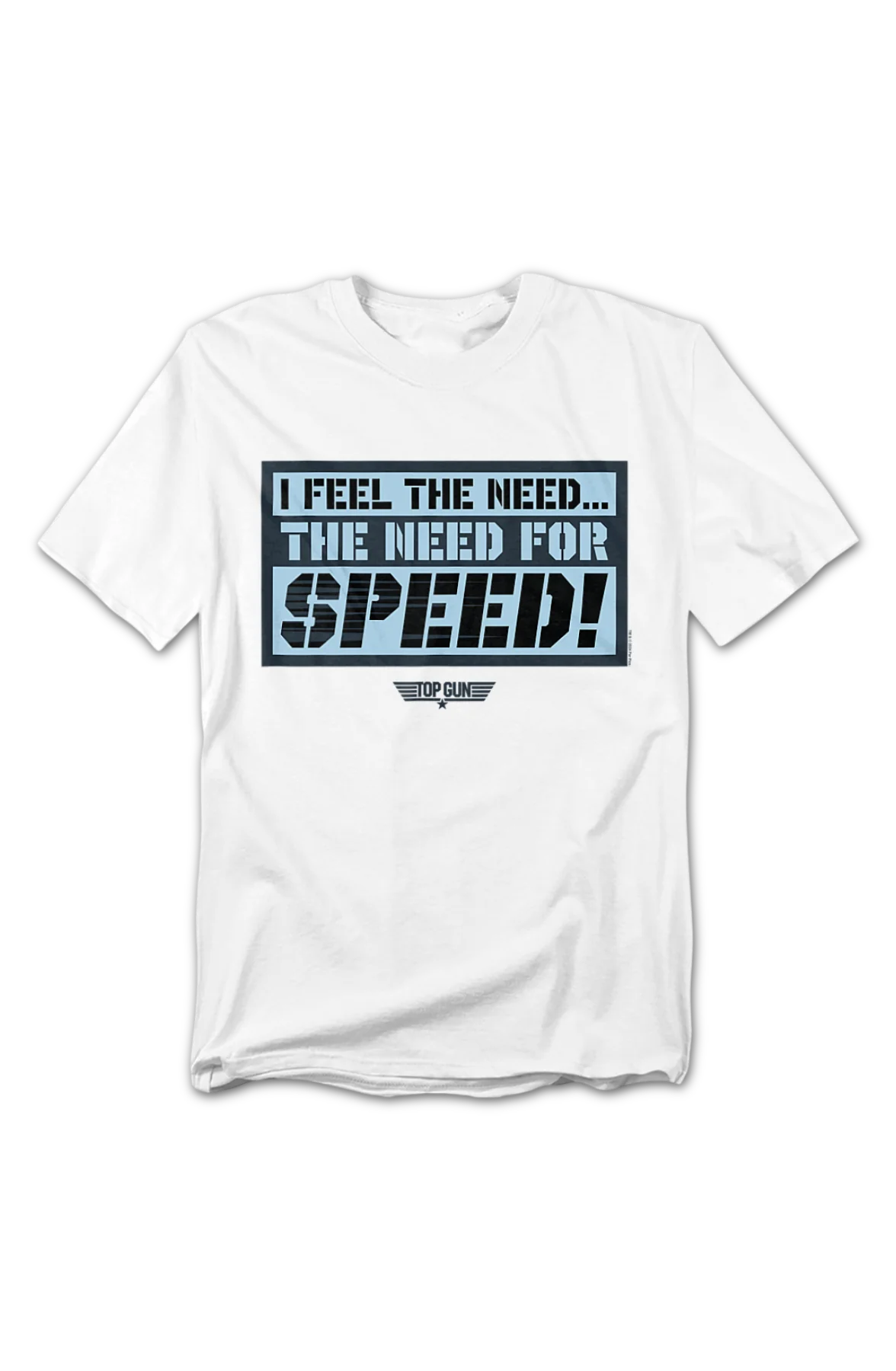 I Feel The Need...The Need For Speed Stamp Top Gun T-Shirt - Image 2