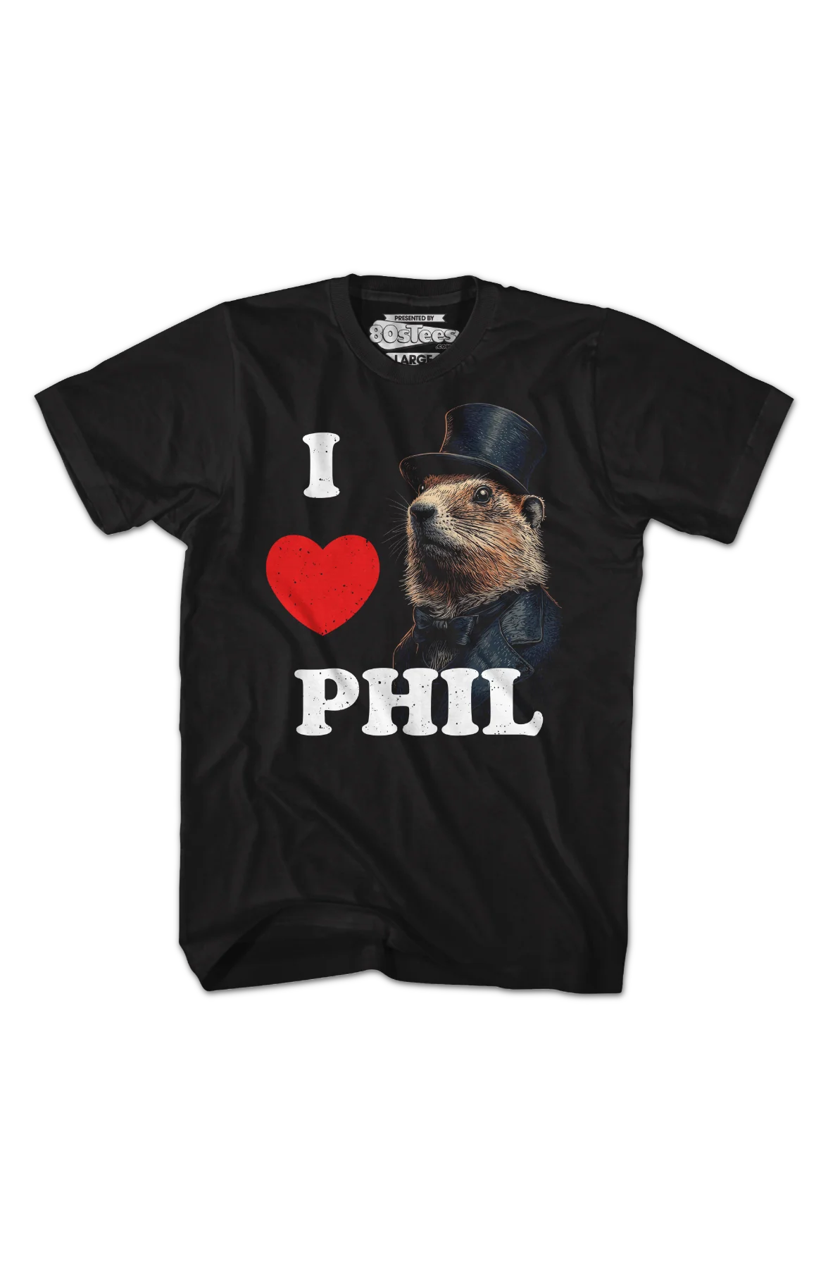 I Love Phil Groundhog Day T-Shirt - Image 2