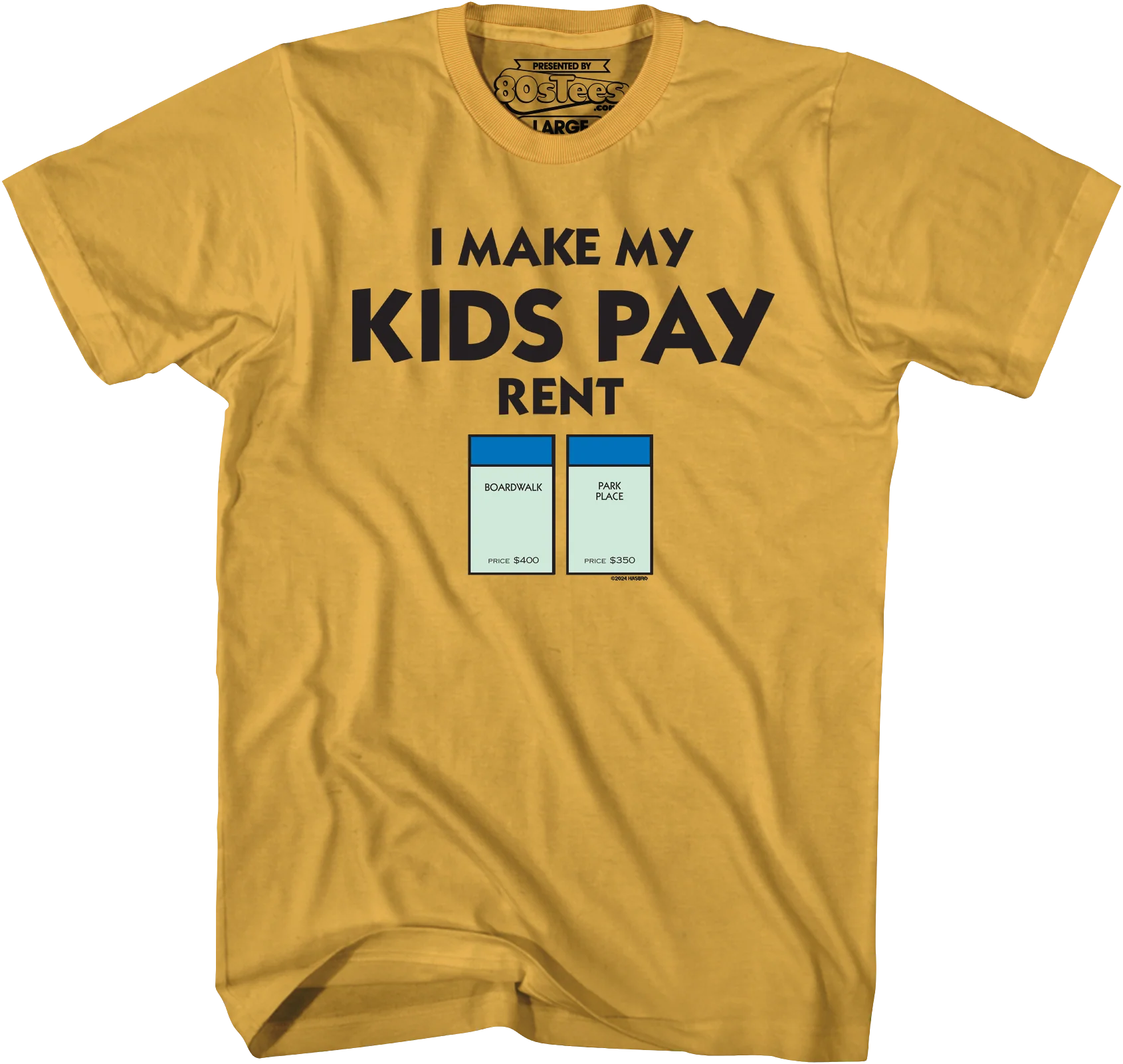 I Make My Kids Pay Rent Monopoly T-Shirt - Image 6