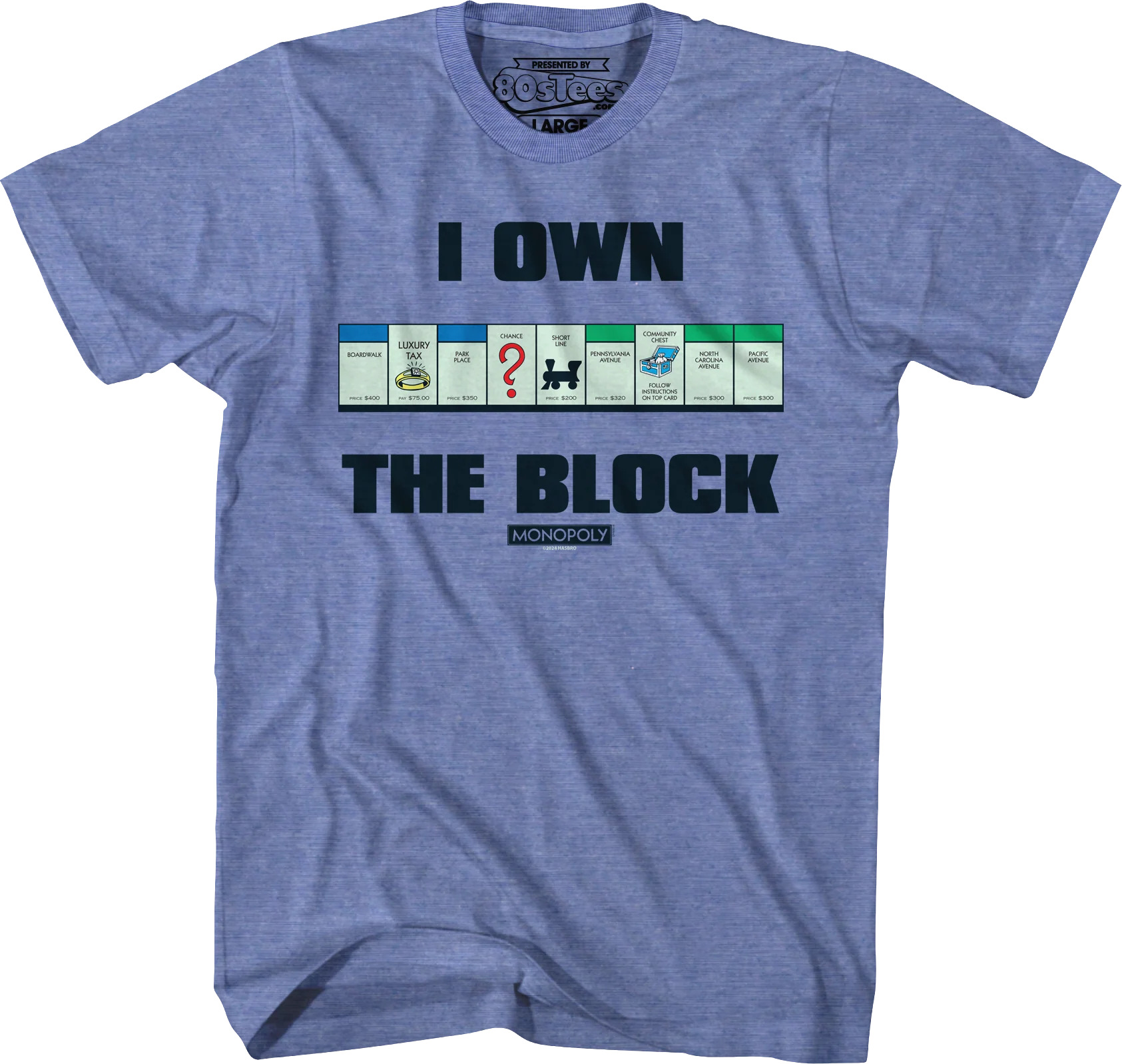 I Own The Block Monopoly T-Shirt - Image 13