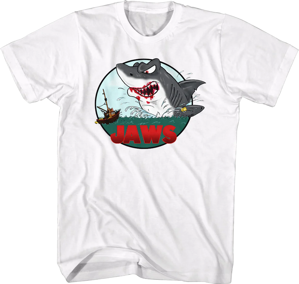Illustrated Attack Jaws T-Shirt