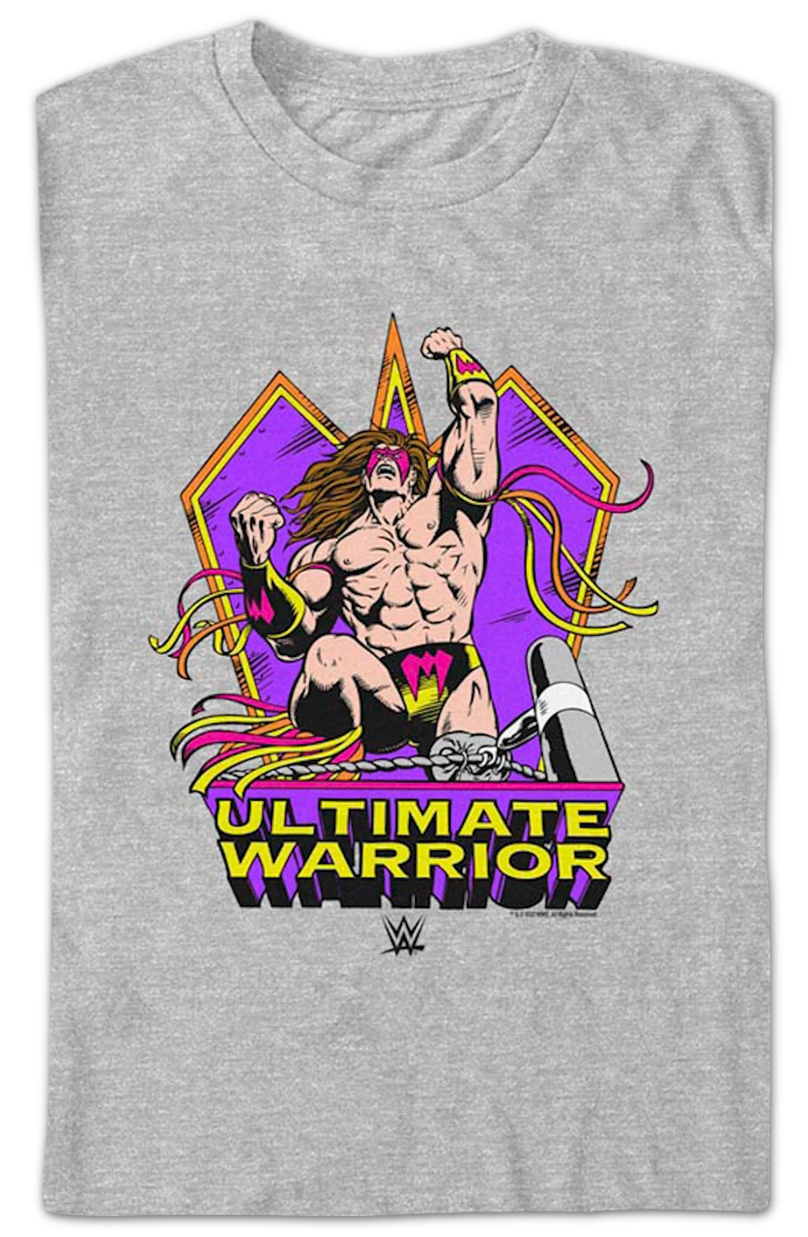 Illustrated Ultimate Warrior T-Shirt - Image 2