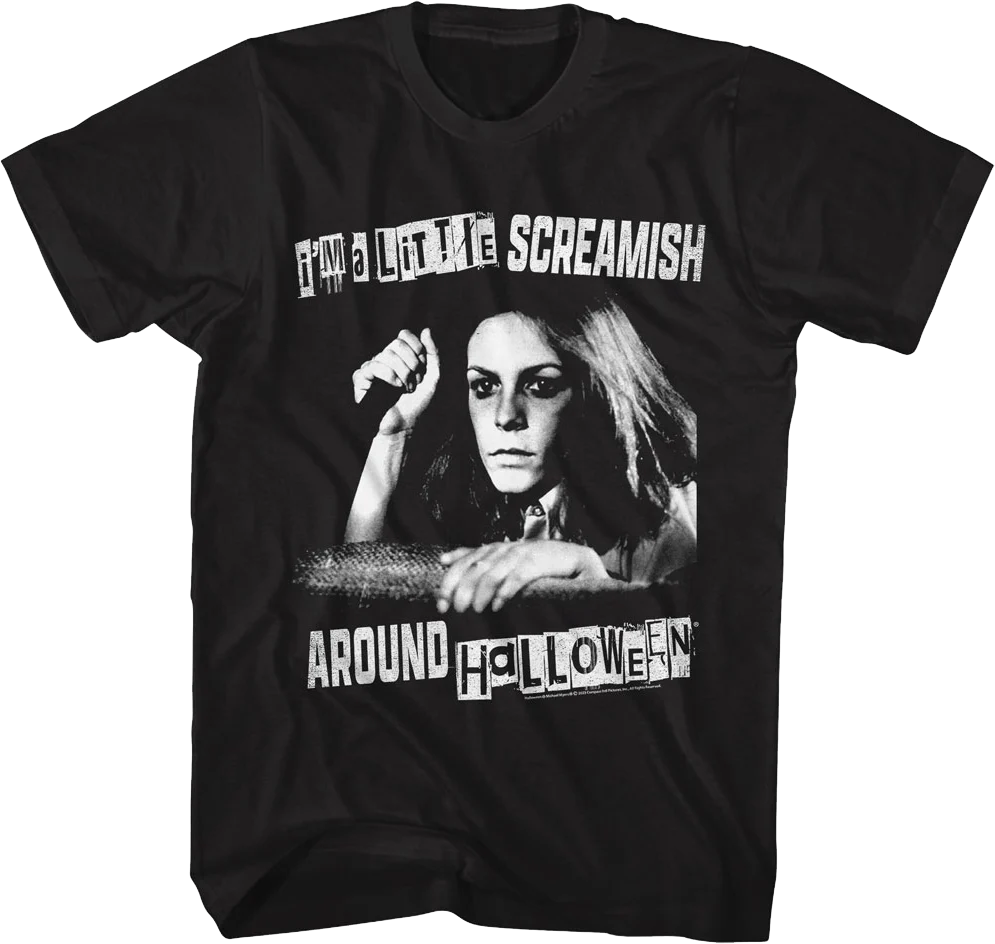 I'm A Little Screamish Around Halloween T-Shirt