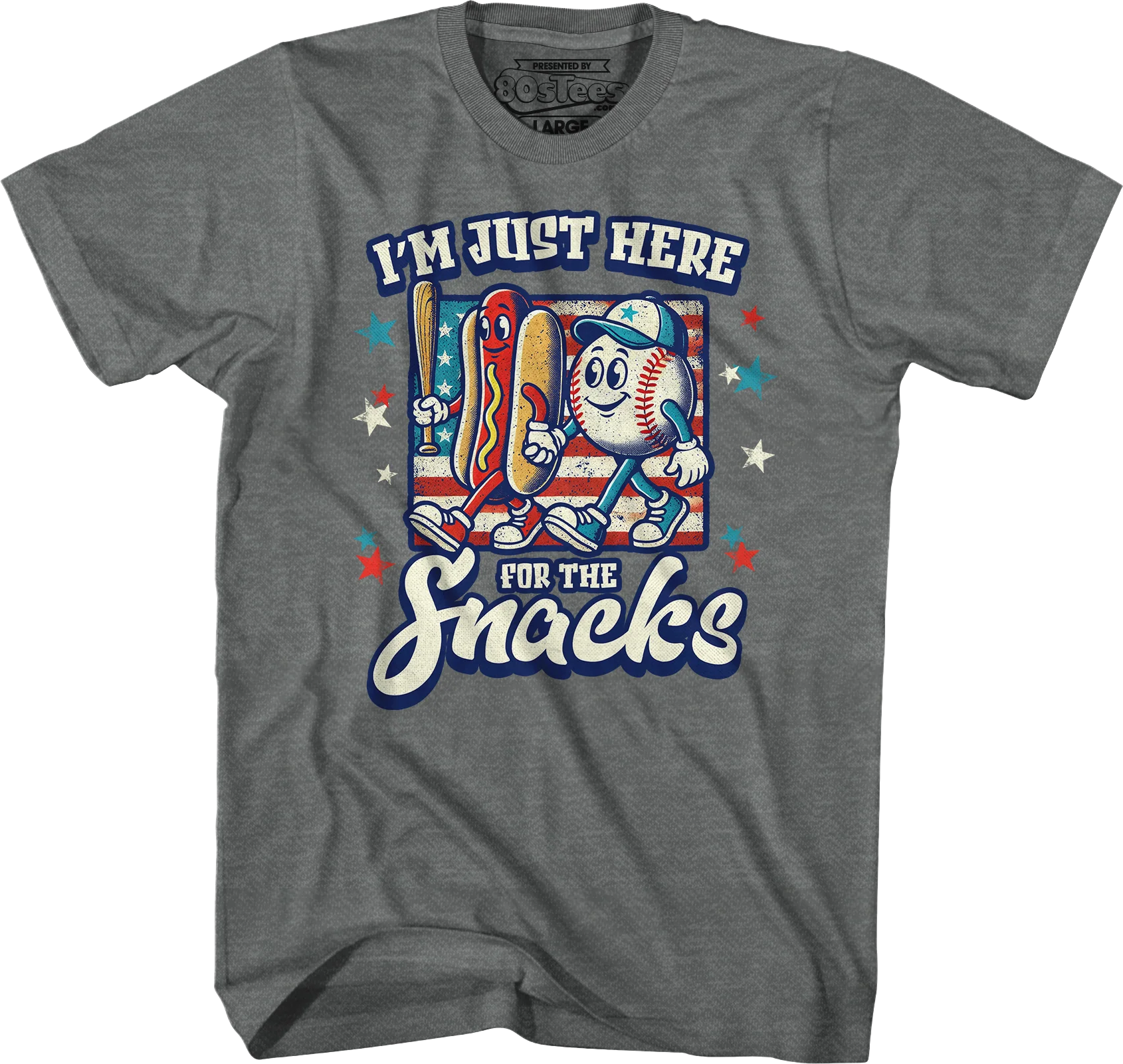 I'm Just Here For The Snacks T-Shirt - Image 4
