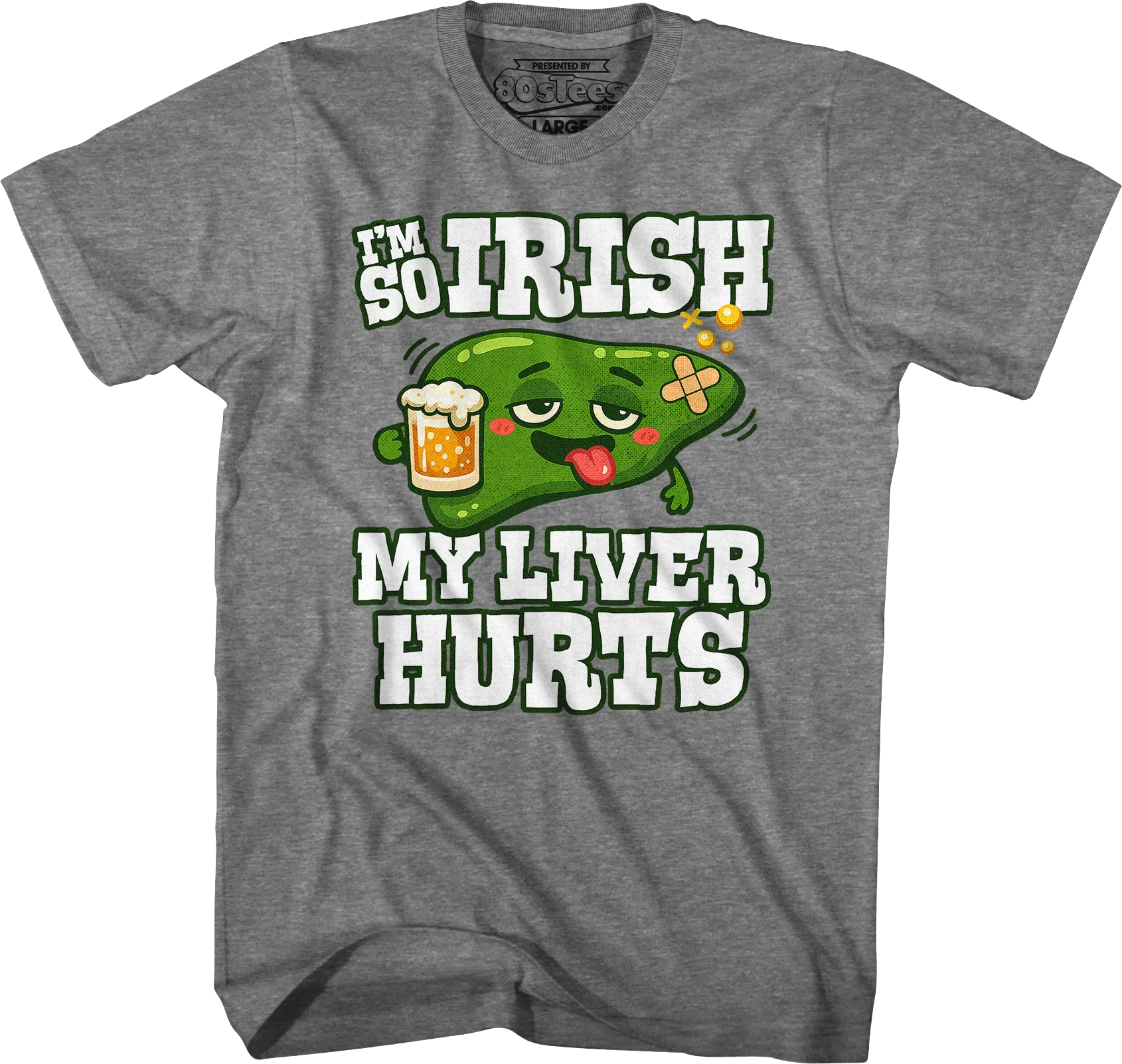 I'm So Irish My Liver Hurts T-Shirt - Image 3