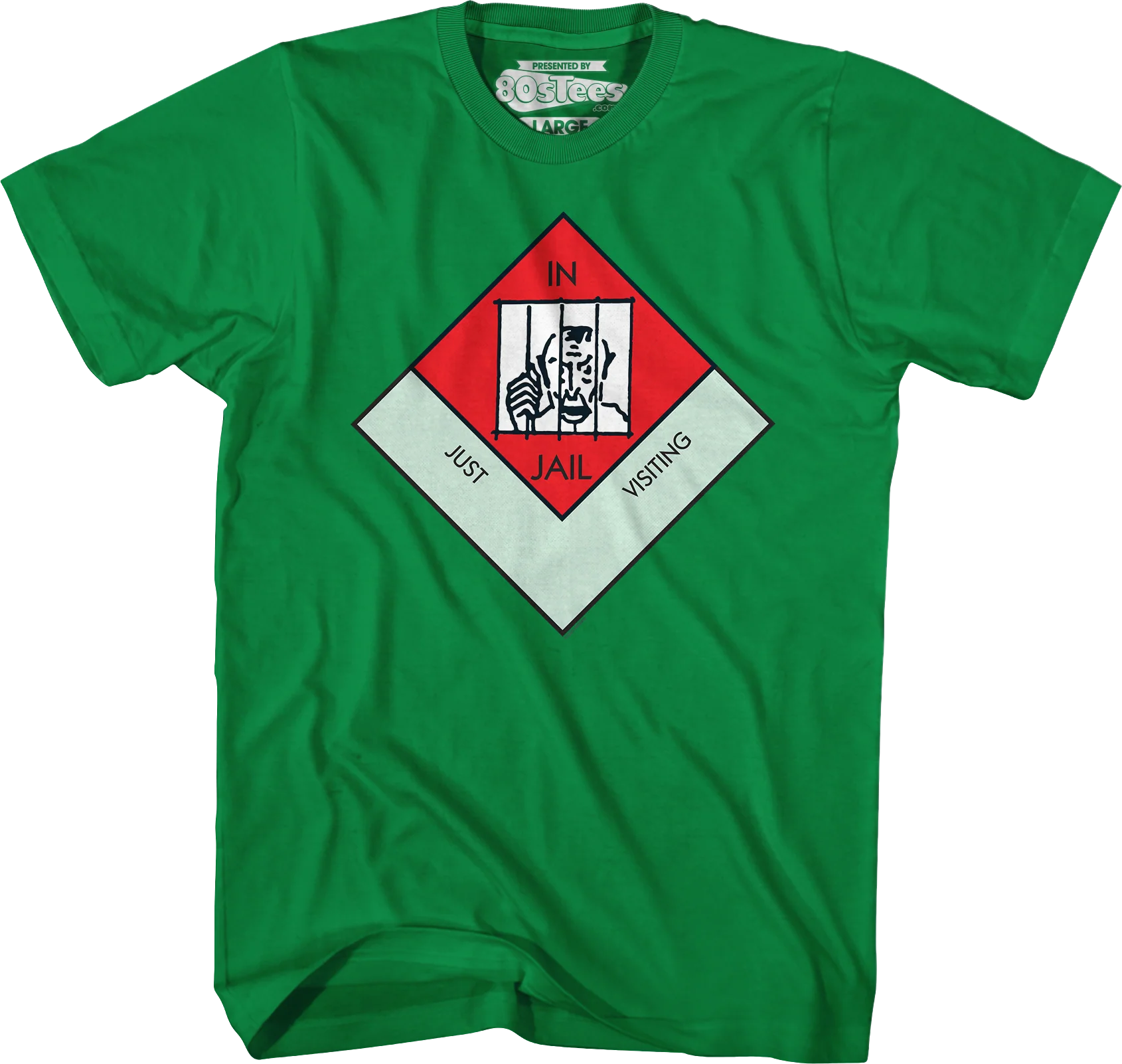 In Jail/Just Visiting Monopoly T-Shirt - Image 5