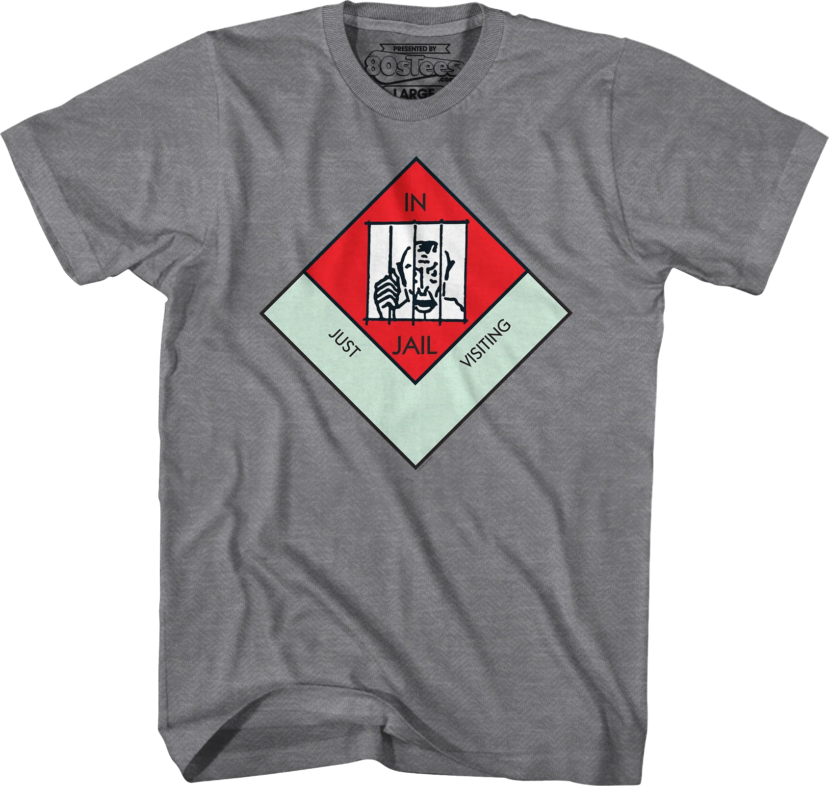 In Jail/Just Visiting Monopoly T-Shirt - Image 8
