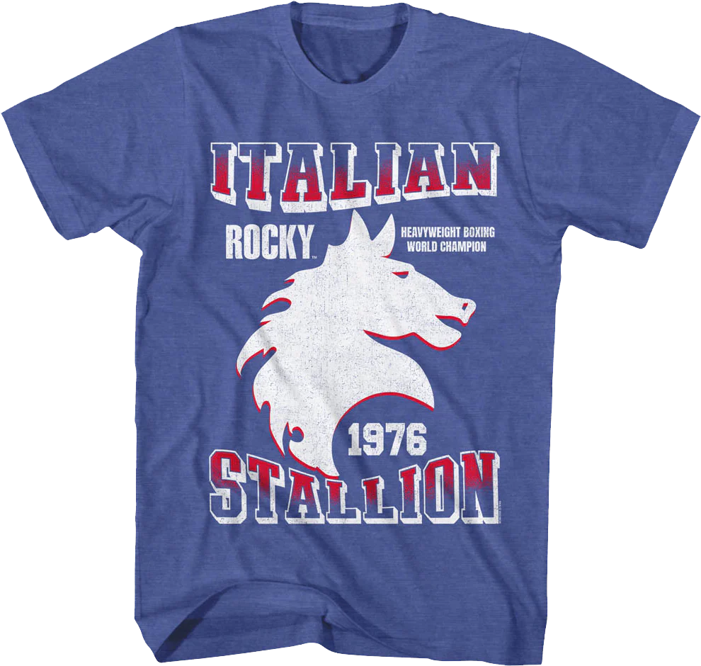 Italian Stallion World Champion Rocky T-Shirt