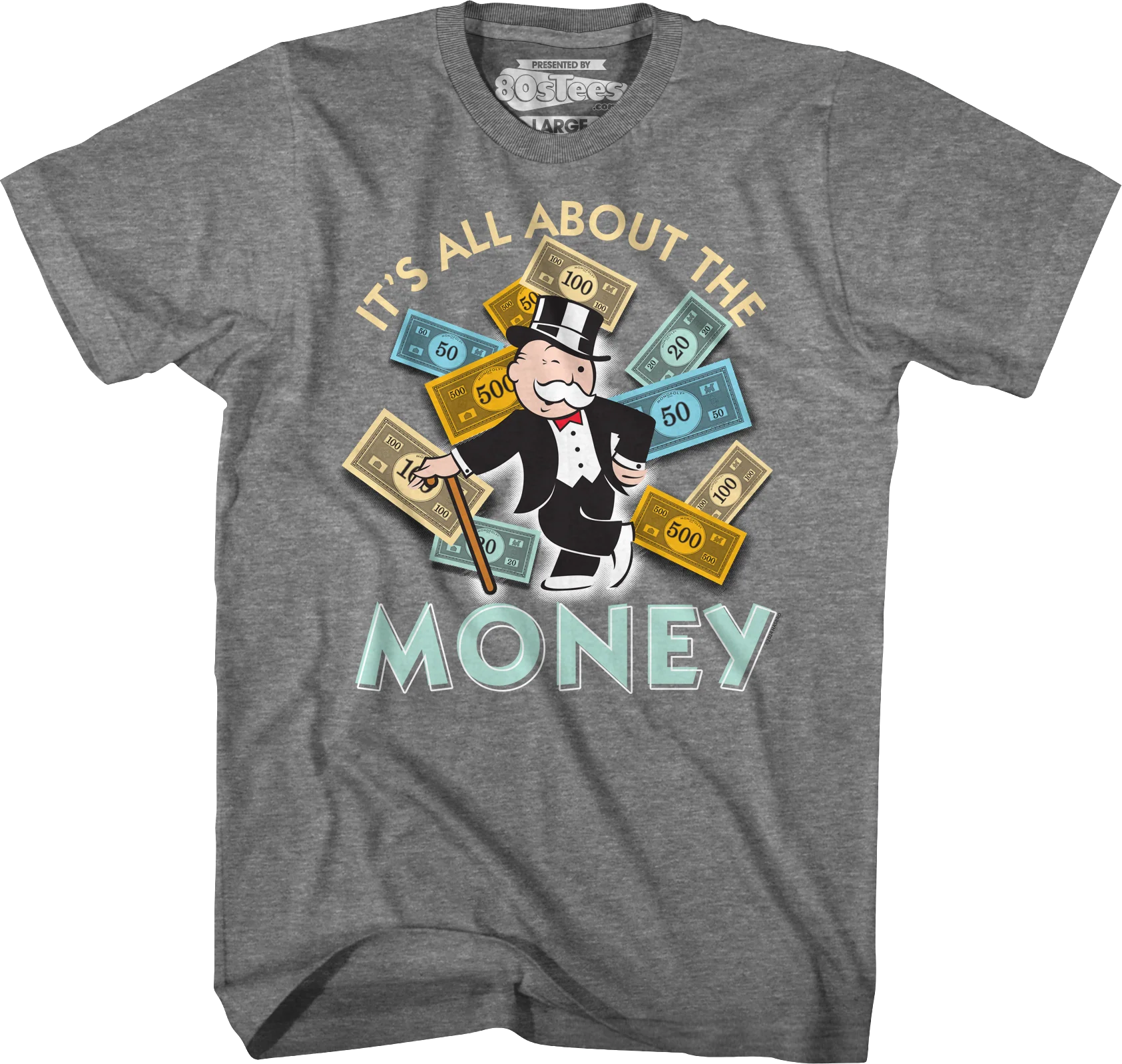It's All About The Money Monopoly T-Shirt - Image 3