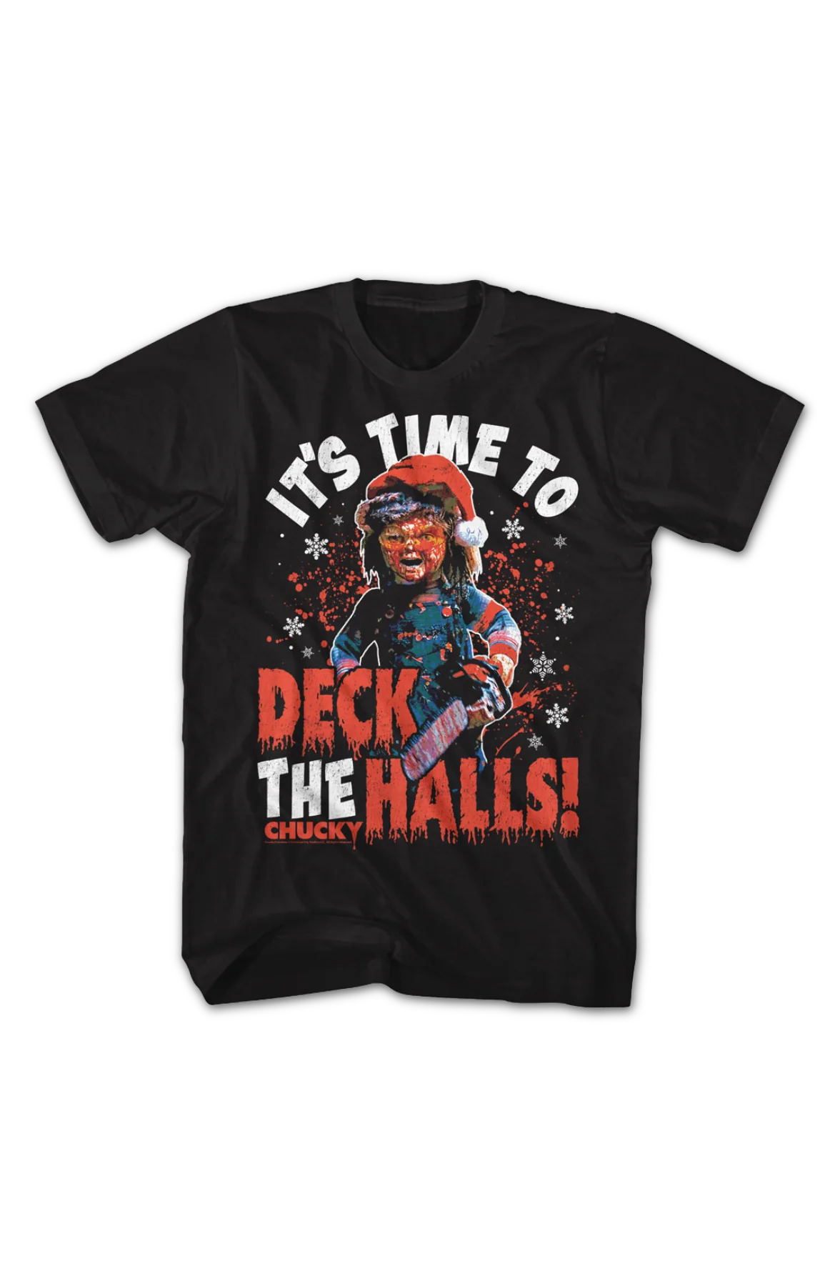 It's Time To Deck The Halls Child's Play T-Shirt - Image 2